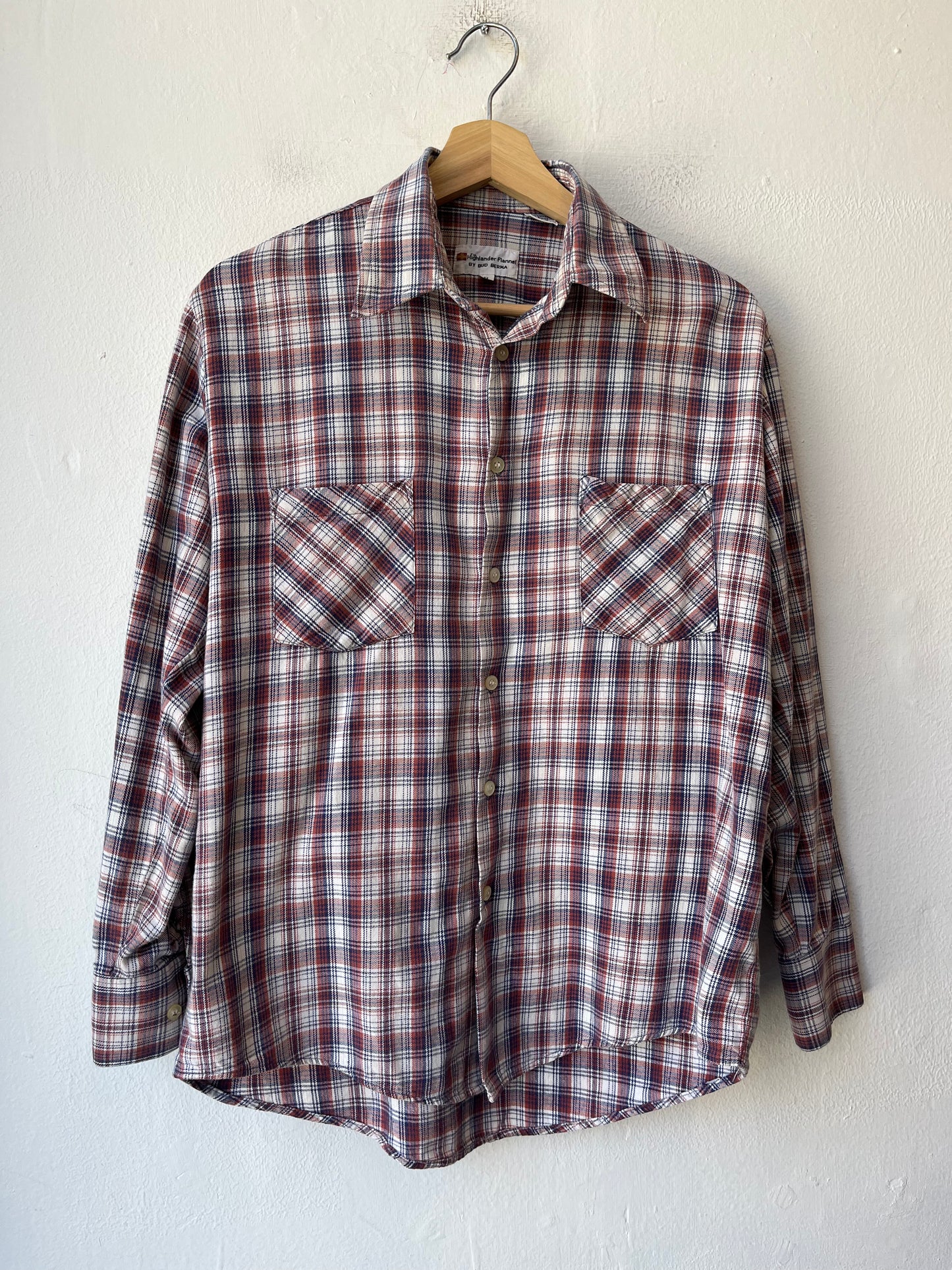 90's Plaid Flannel Shirt