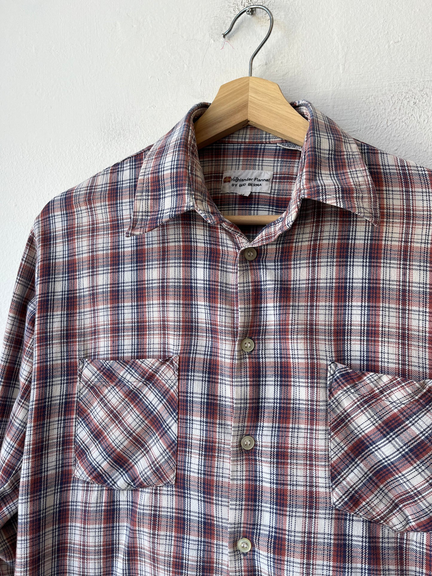 90's Plaid Flannel Shirt