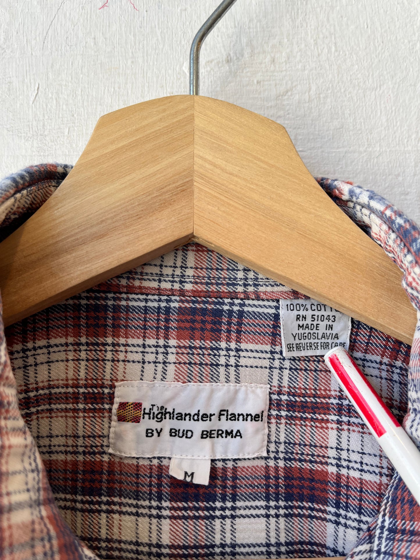 90's Plaid Flannel Shirt