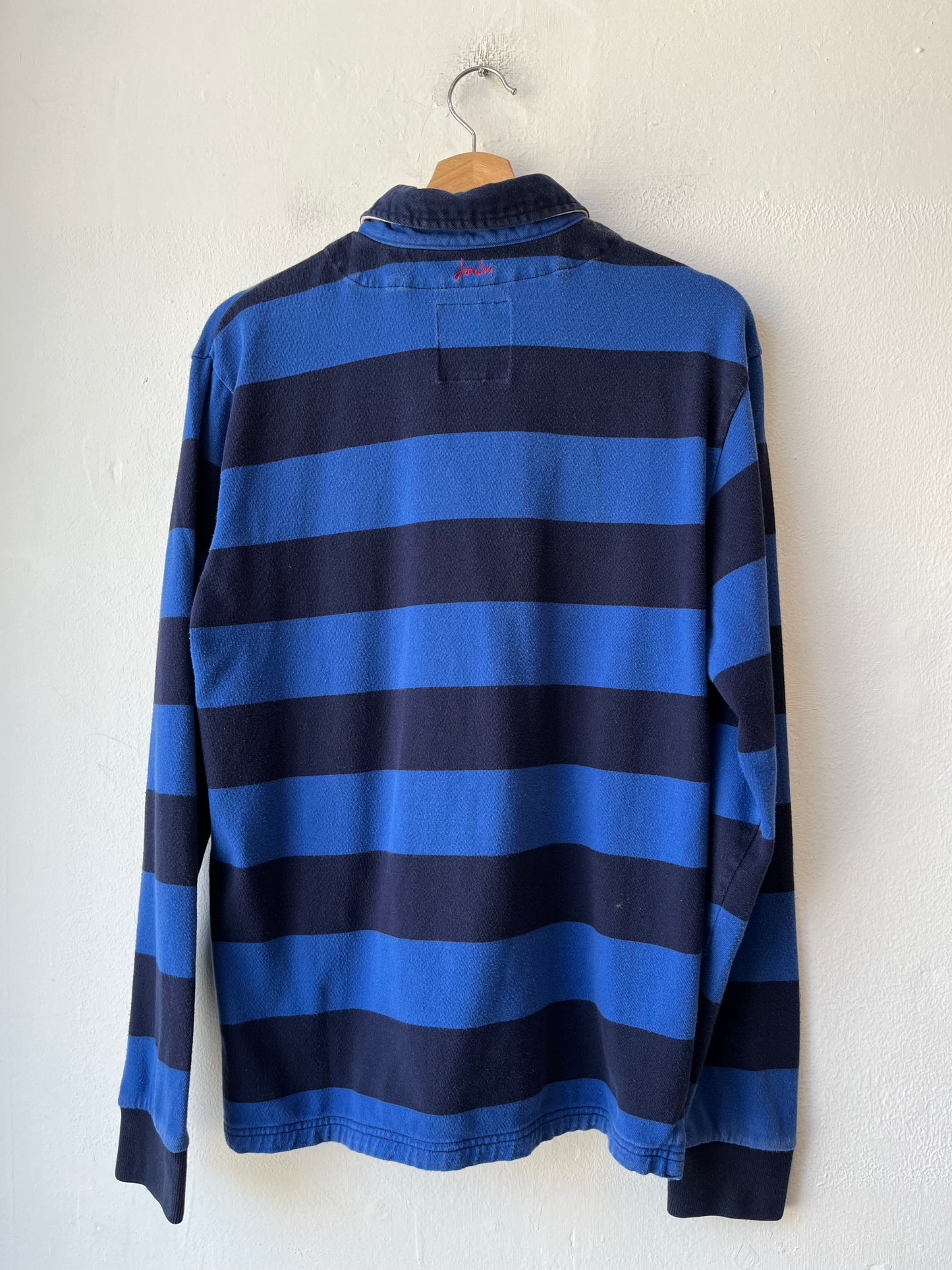 Y2K Striped Blue Rugby Shirt