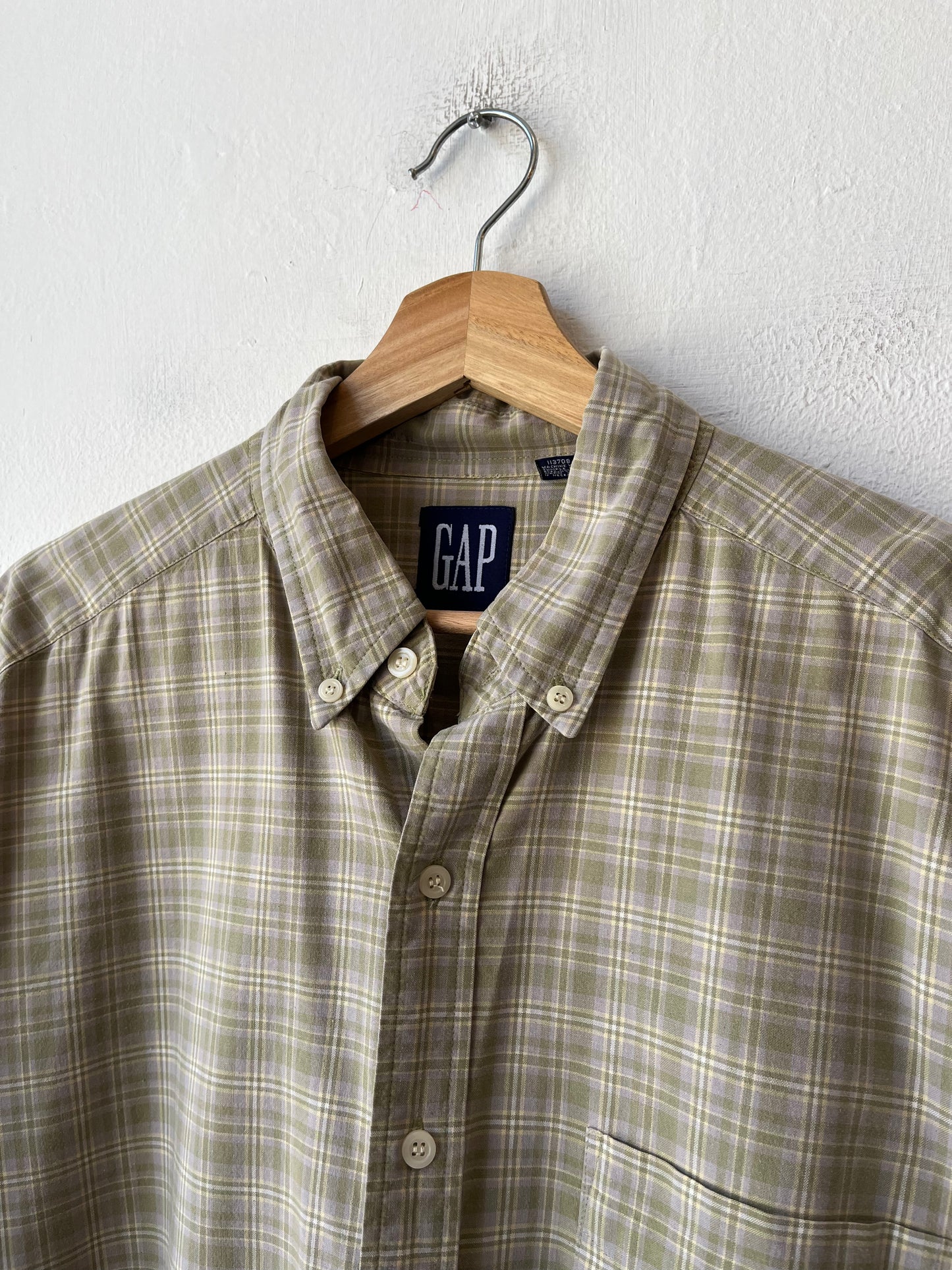 90's Plaid GAP Button Up Shirt