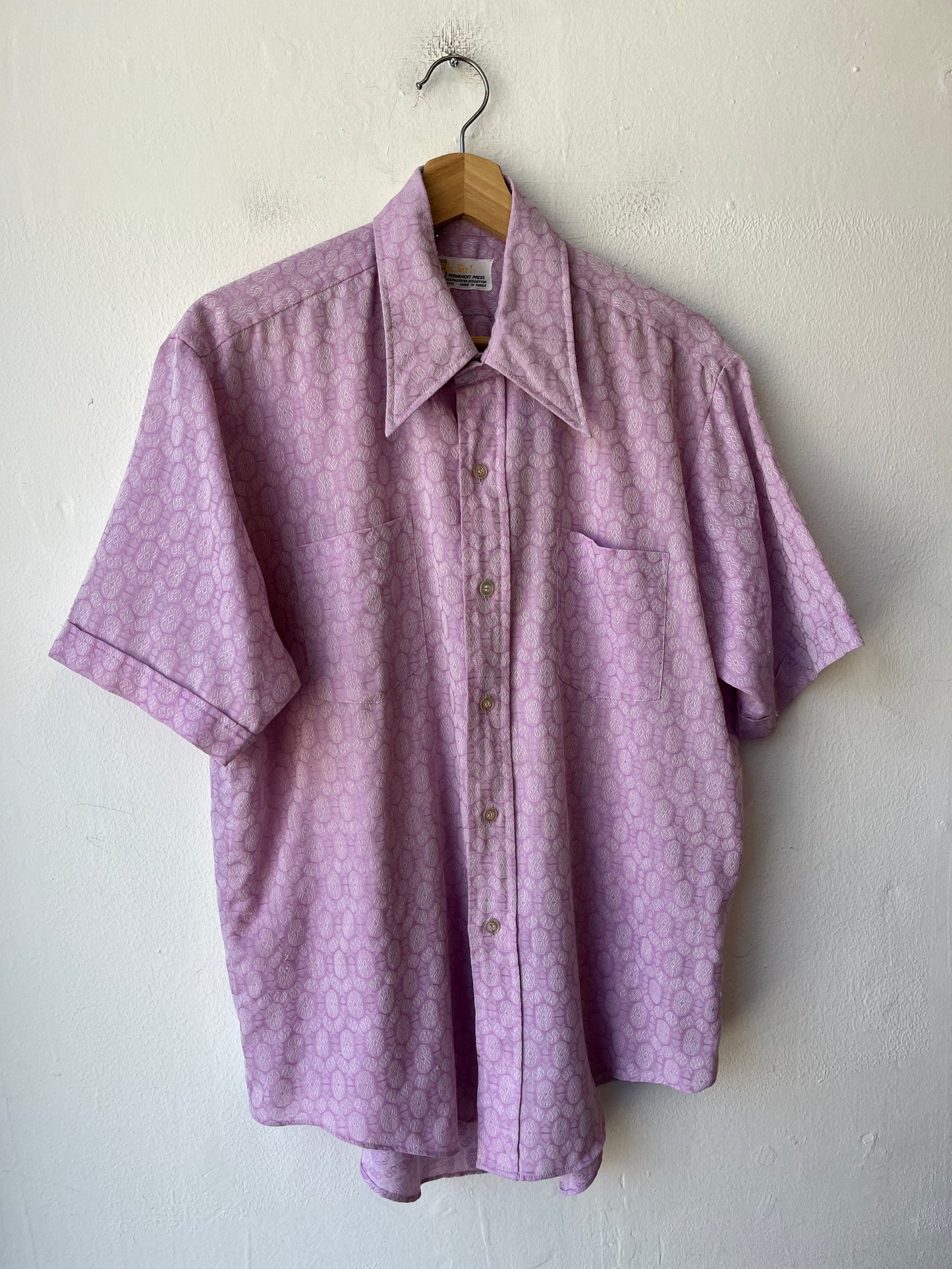 70's Purple Collared Shirt