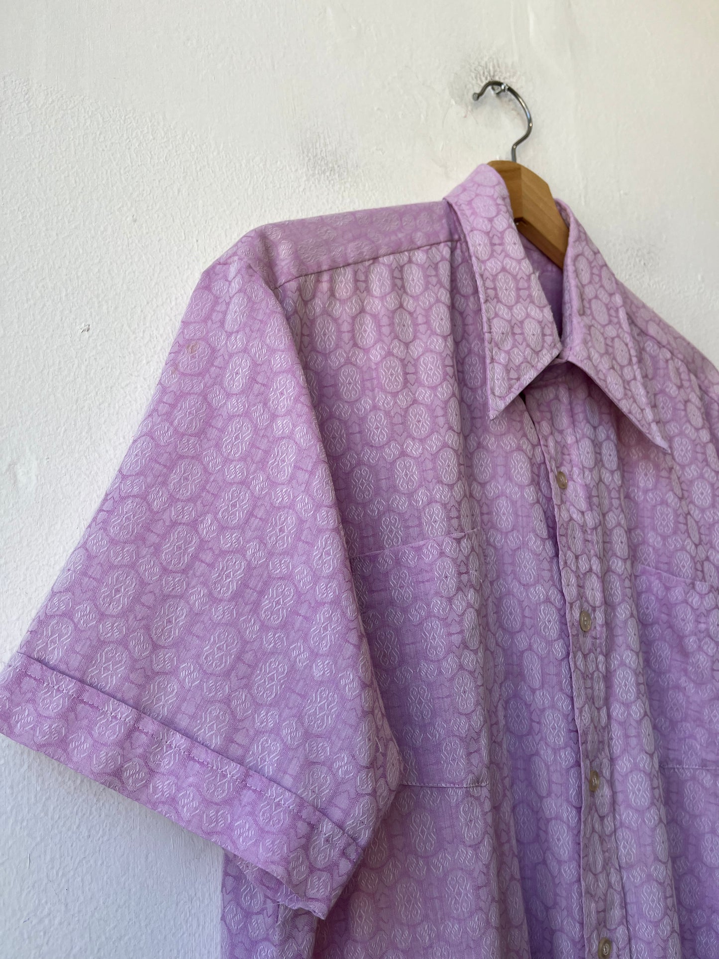 70's Purple Collared Shirt