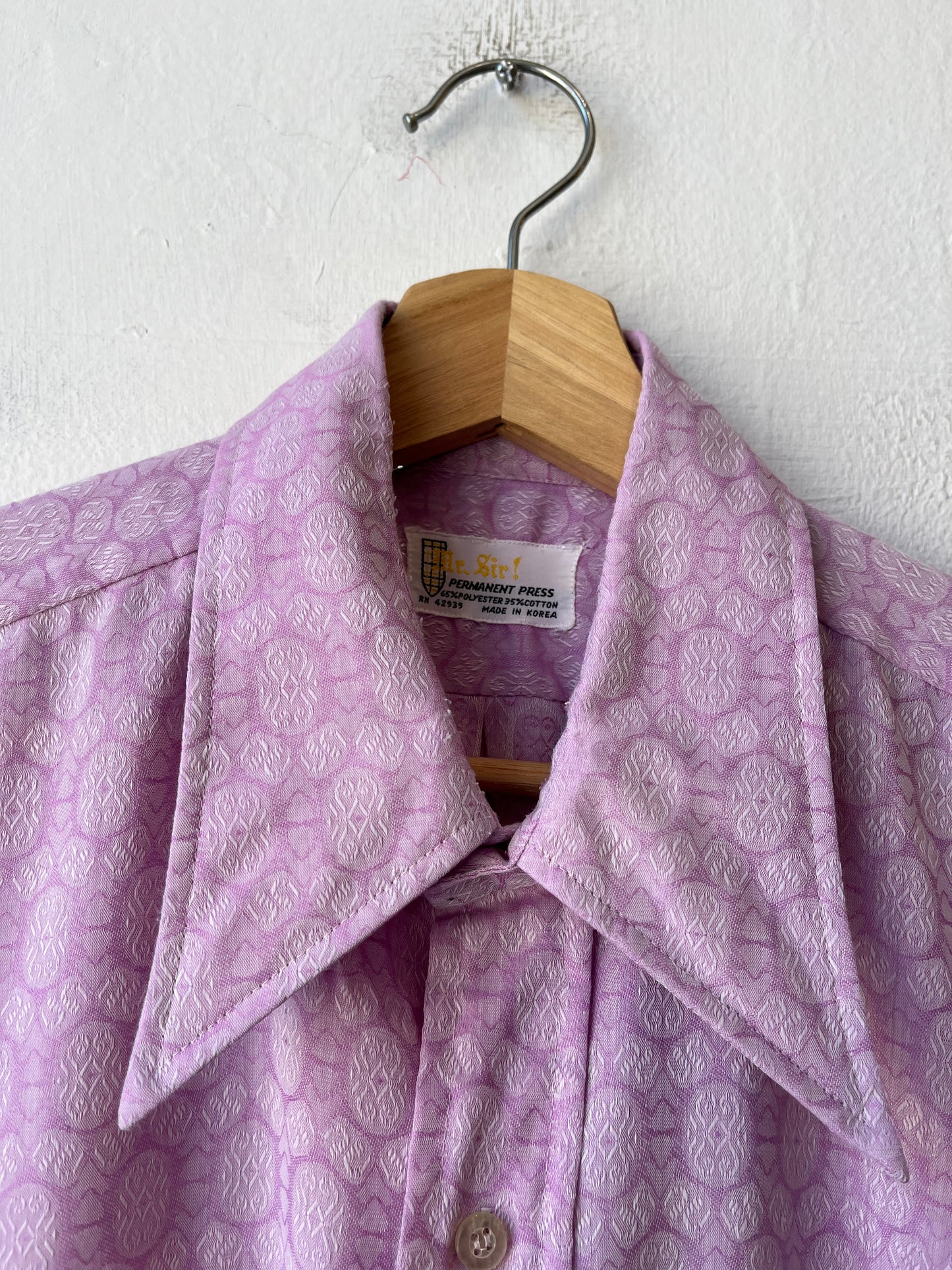70's Purple Collared Shirt