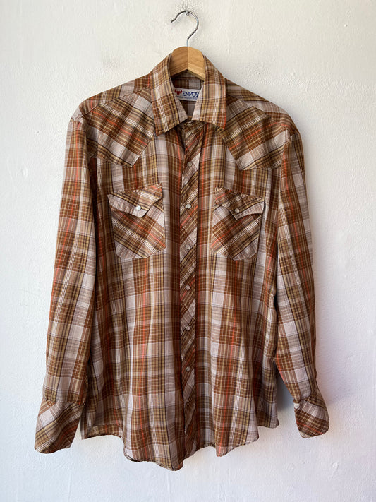 80's Western Pearl Snap Shirt
