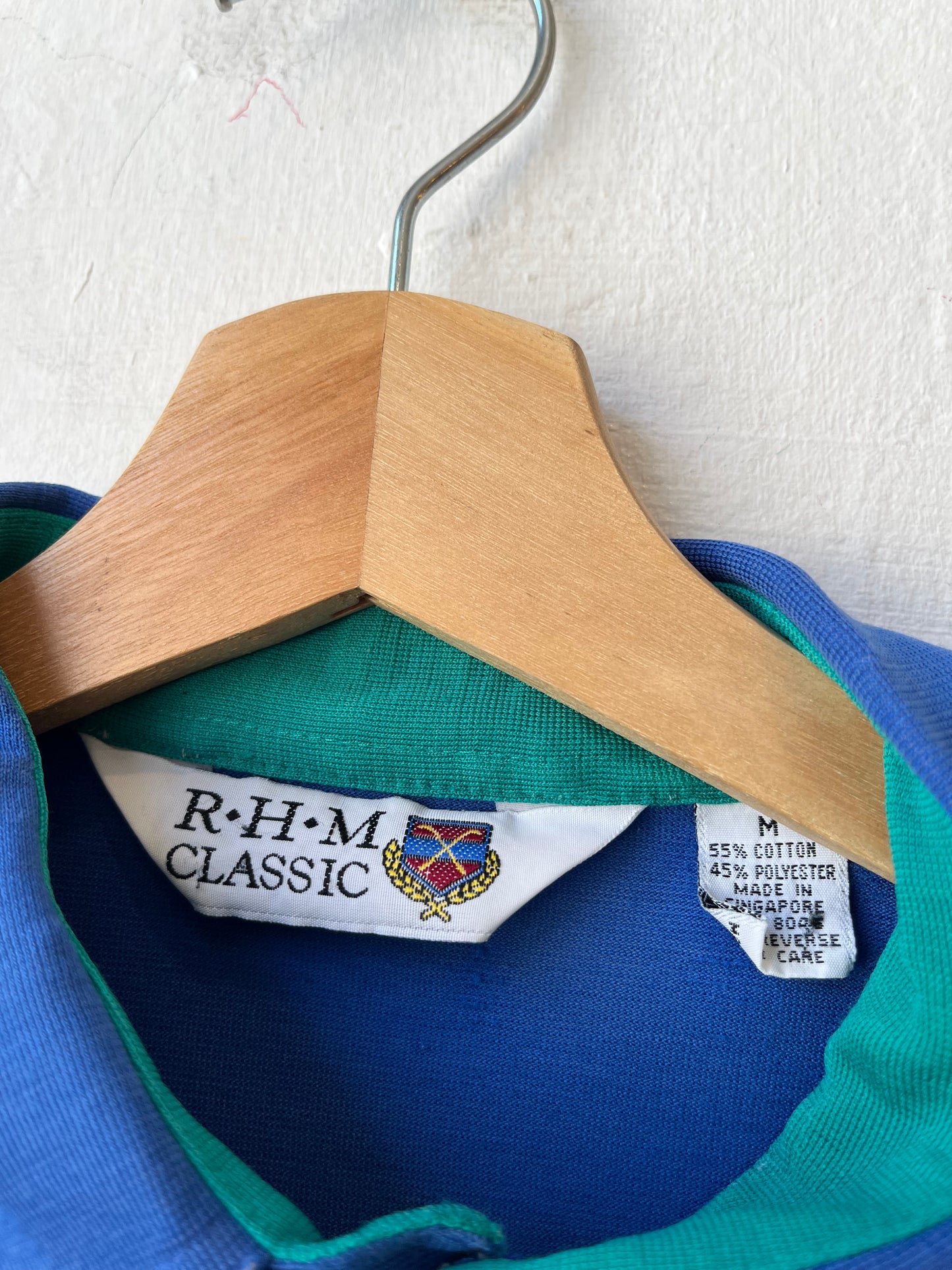 80's Striped Polo Shirt