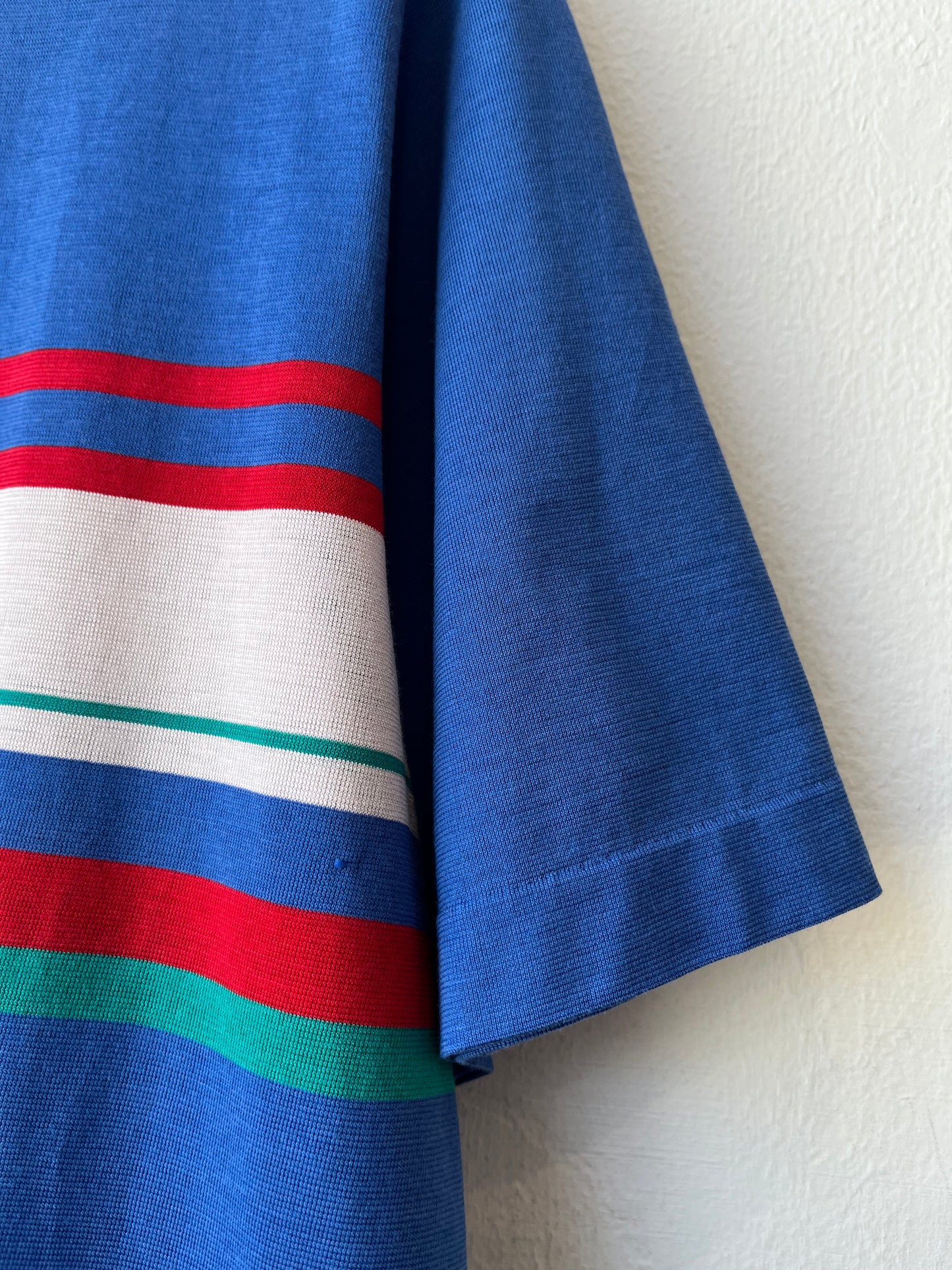 80's Striped Polo Shirt