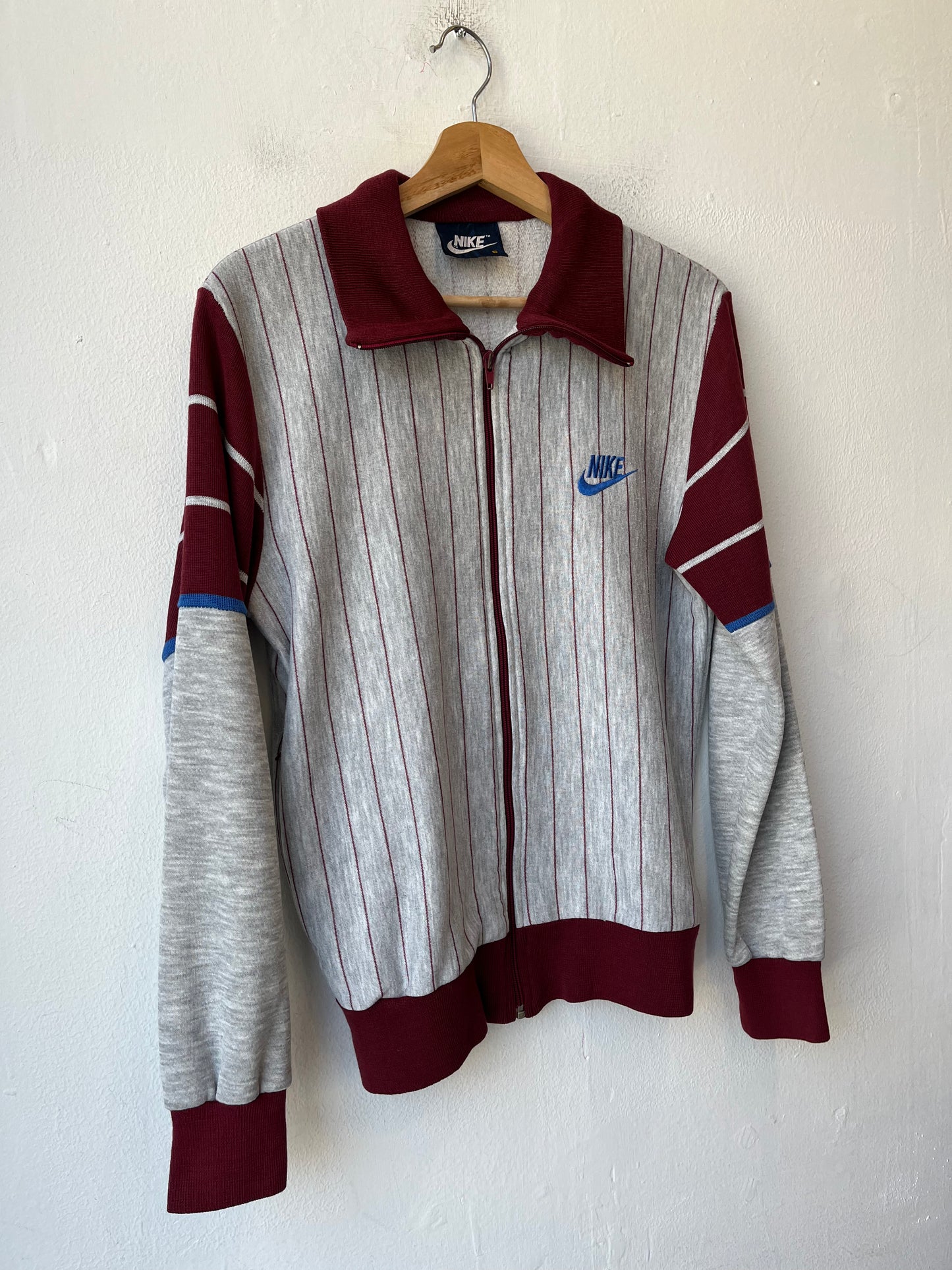 80's Nike Pinstriped Sweater