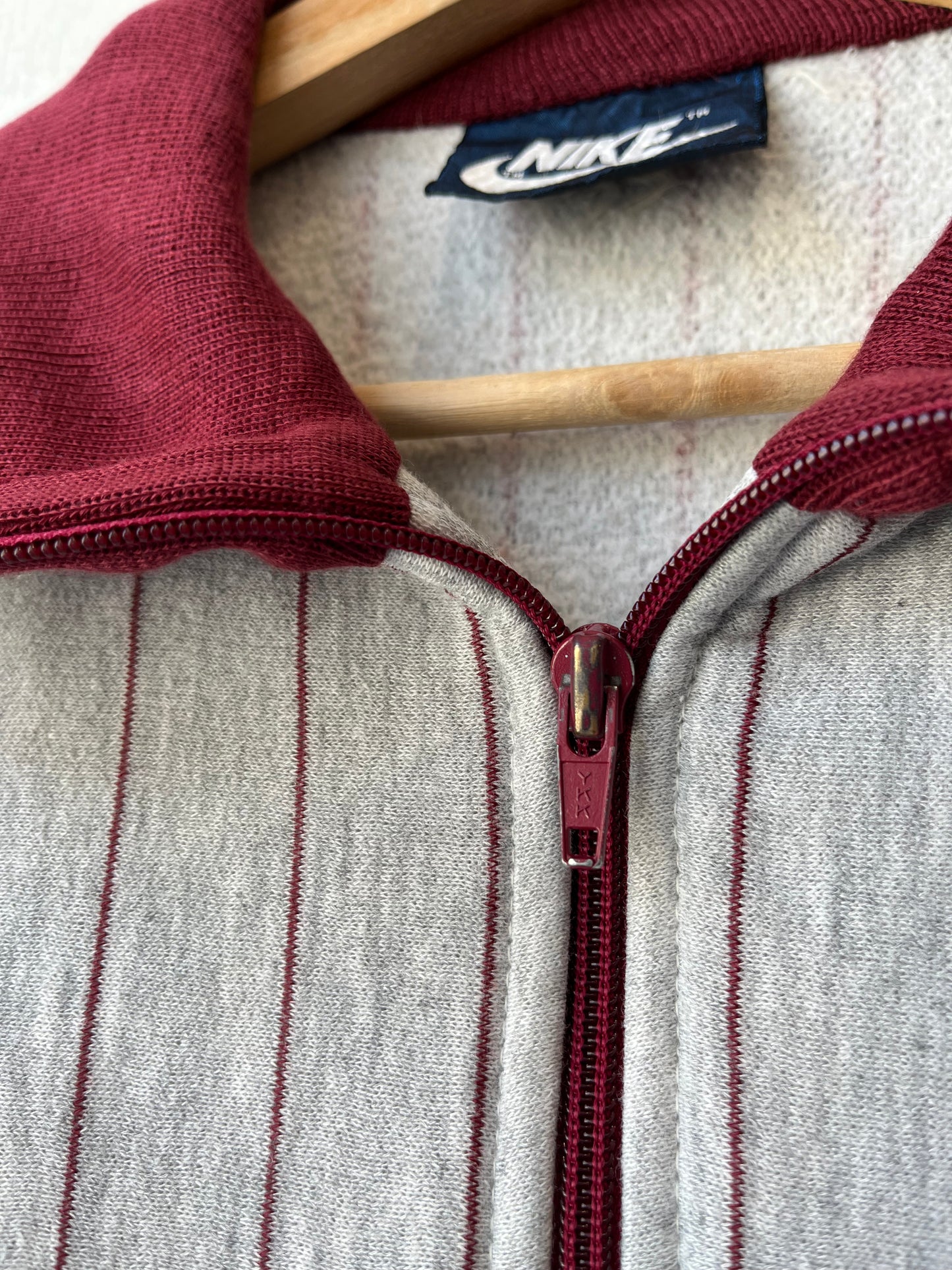 80's Nike Pinstriped Sweater