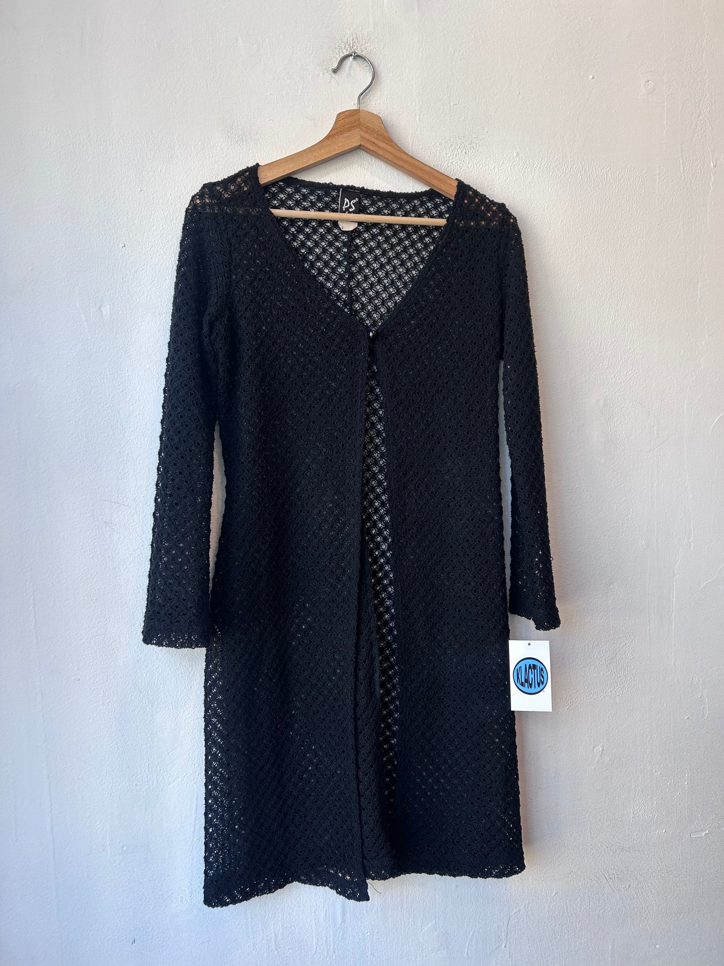 90's Single Button Knit Cardigan