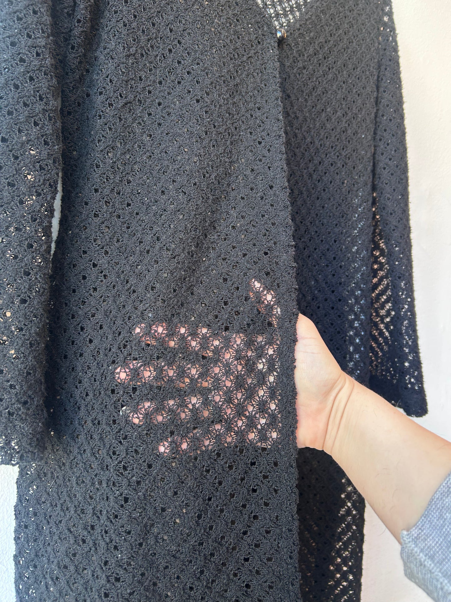 90's Single Button Knit Cardigan