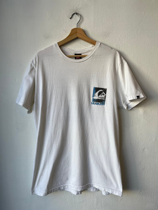 Y2K Quiksilver White T-Shirt