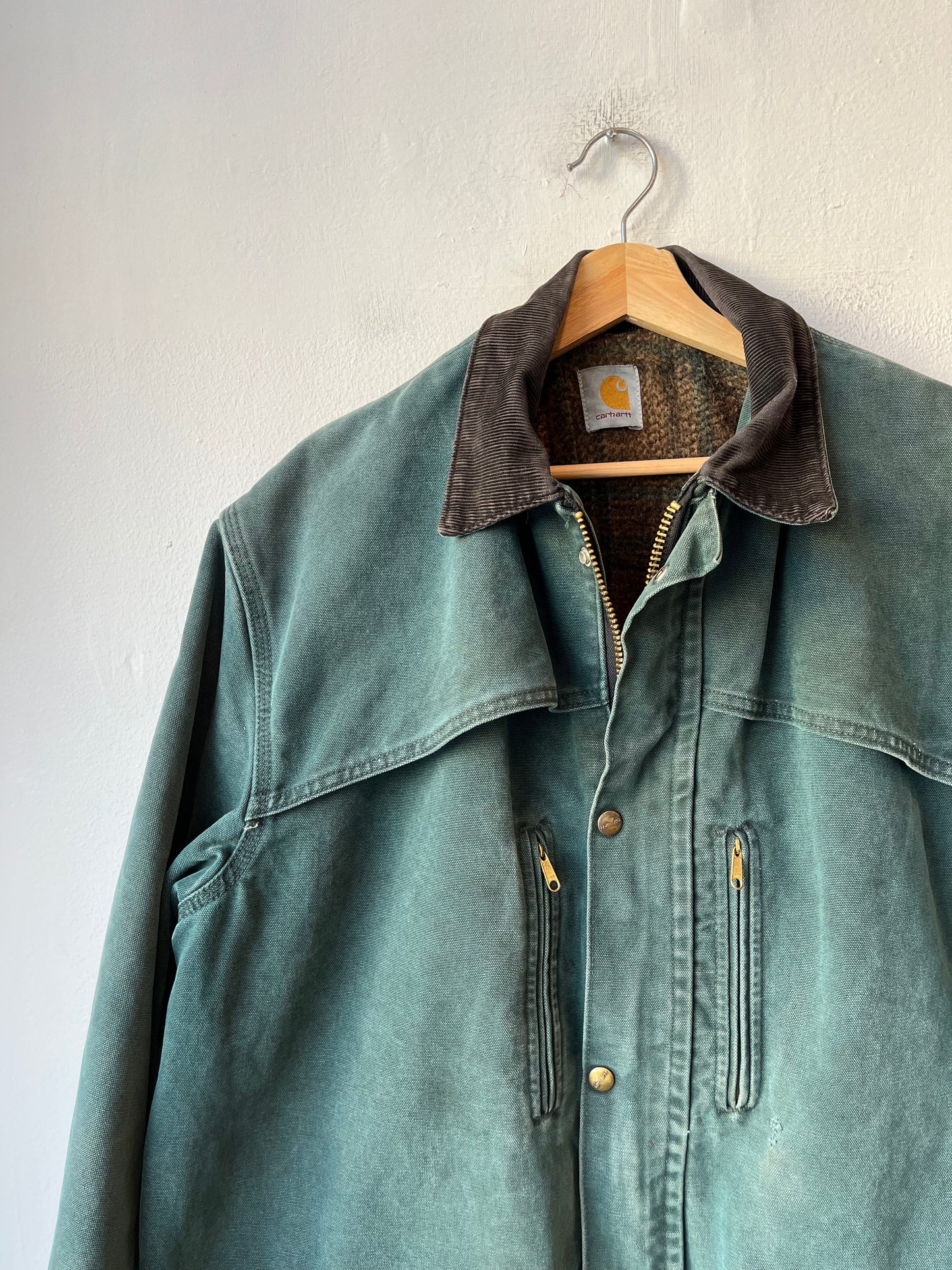 90's Carhartt C10 CHT Blanket Lined Barn Coat