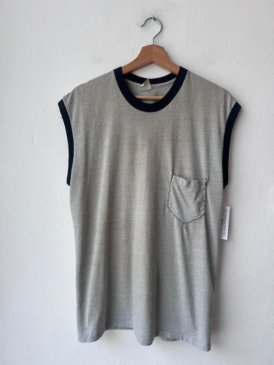 80's Sleeveless Pocket Tee