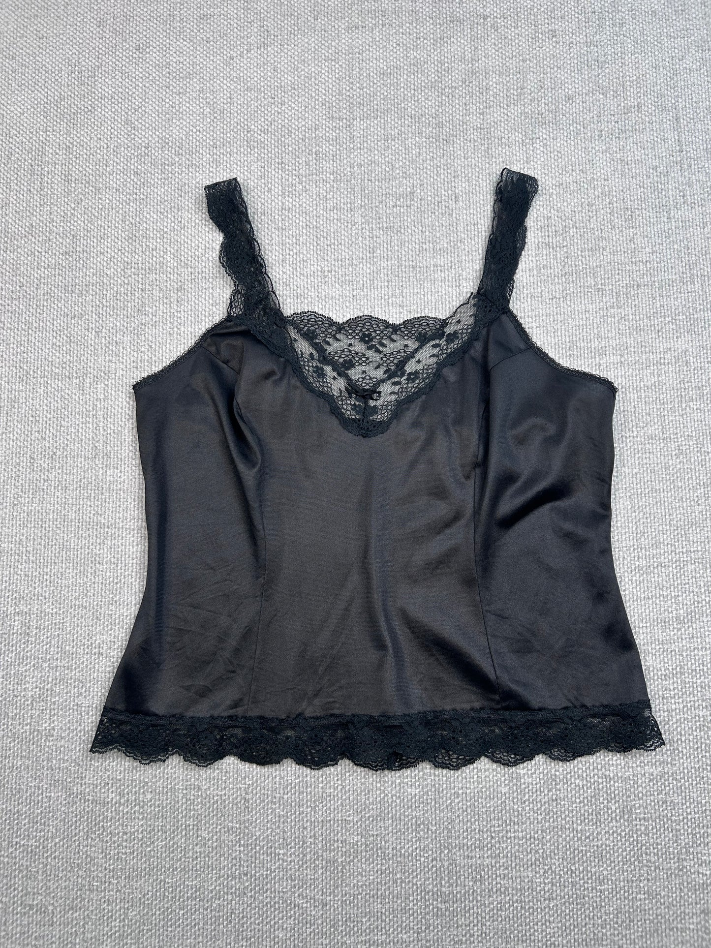90's Black Lace Camisole