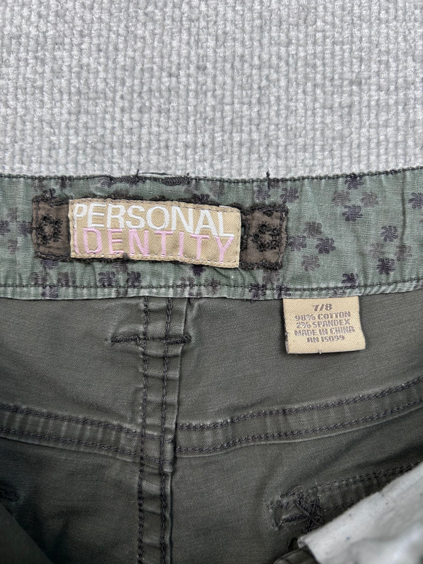 Y2K Green Mini Shorts 28"
