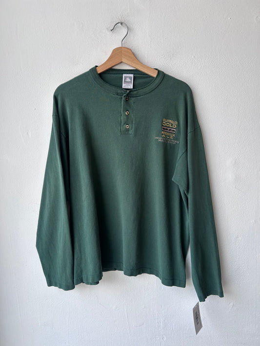 90's Buffalo Gold Henley Shirt