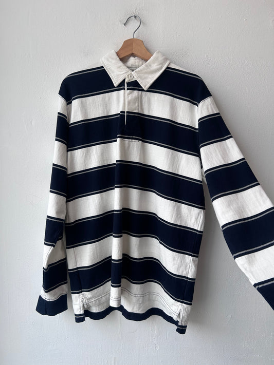 Y2K Striped Rugby Shirt