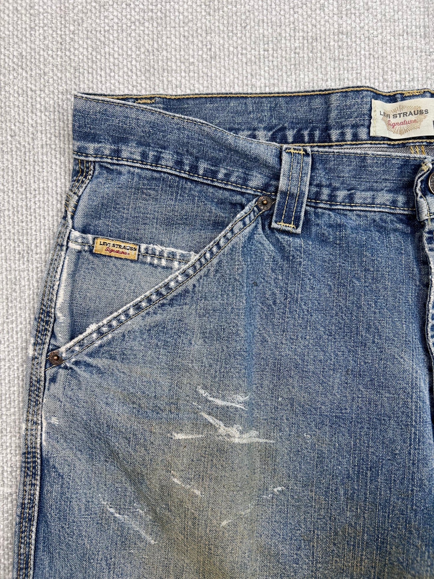 Y2K Levi's Distressed Carpenter Jeans 35"