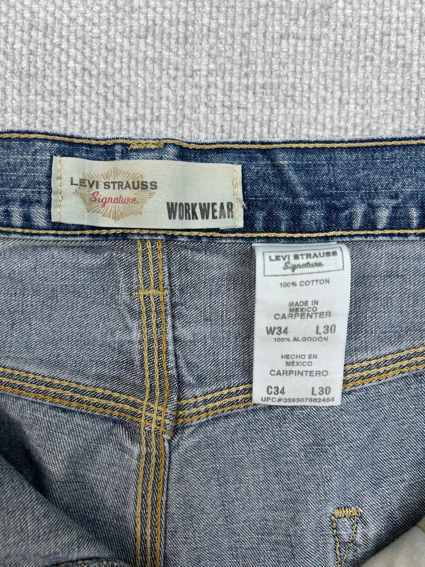 Y2K Levi's Distressed Carpenter Jeans 35"