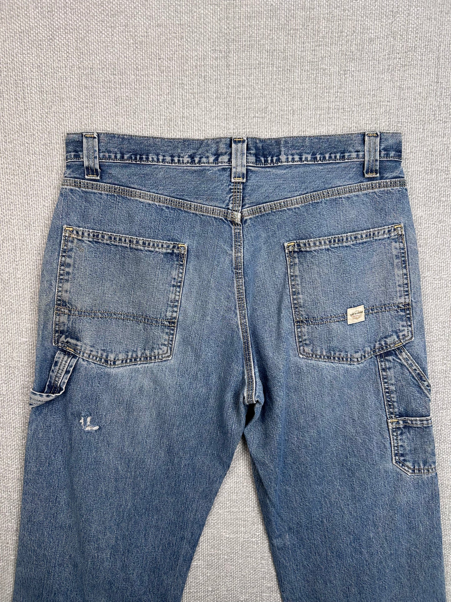 Y2K Levi's Distressed Carpenter Jeans 35"