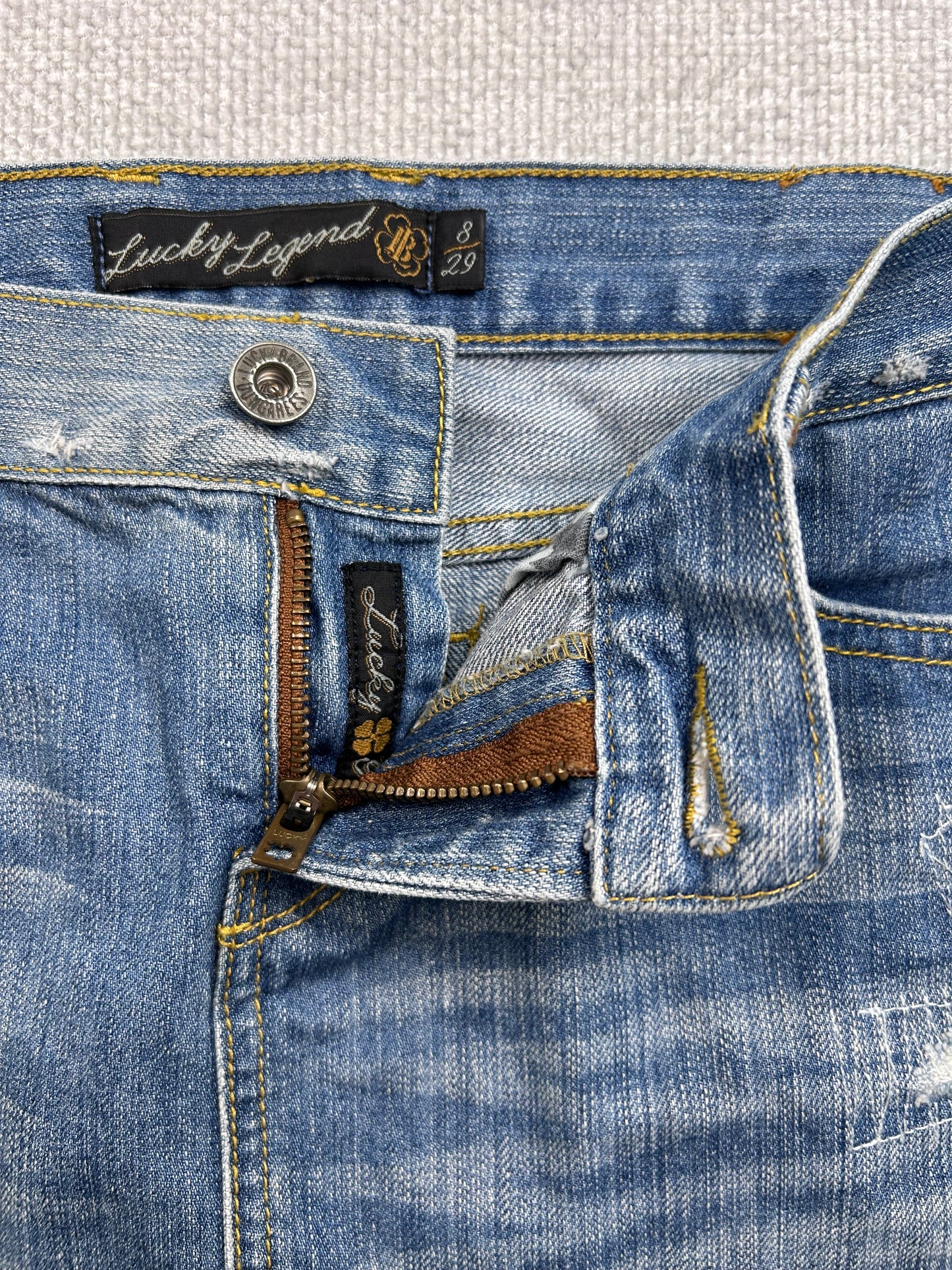 Y2K Lucky Brand Embroidered Skirt 32"