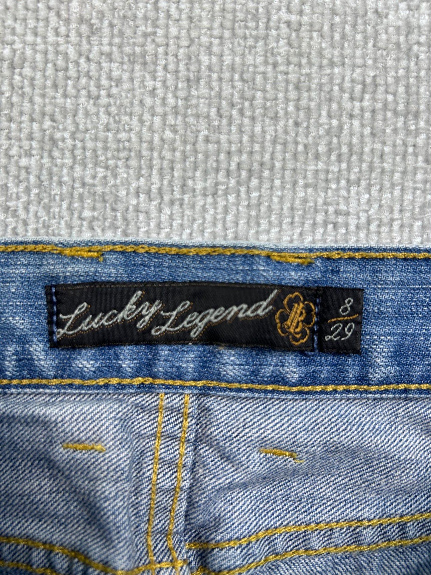Y2K Lucky Brand Embroidered Skirt 32"