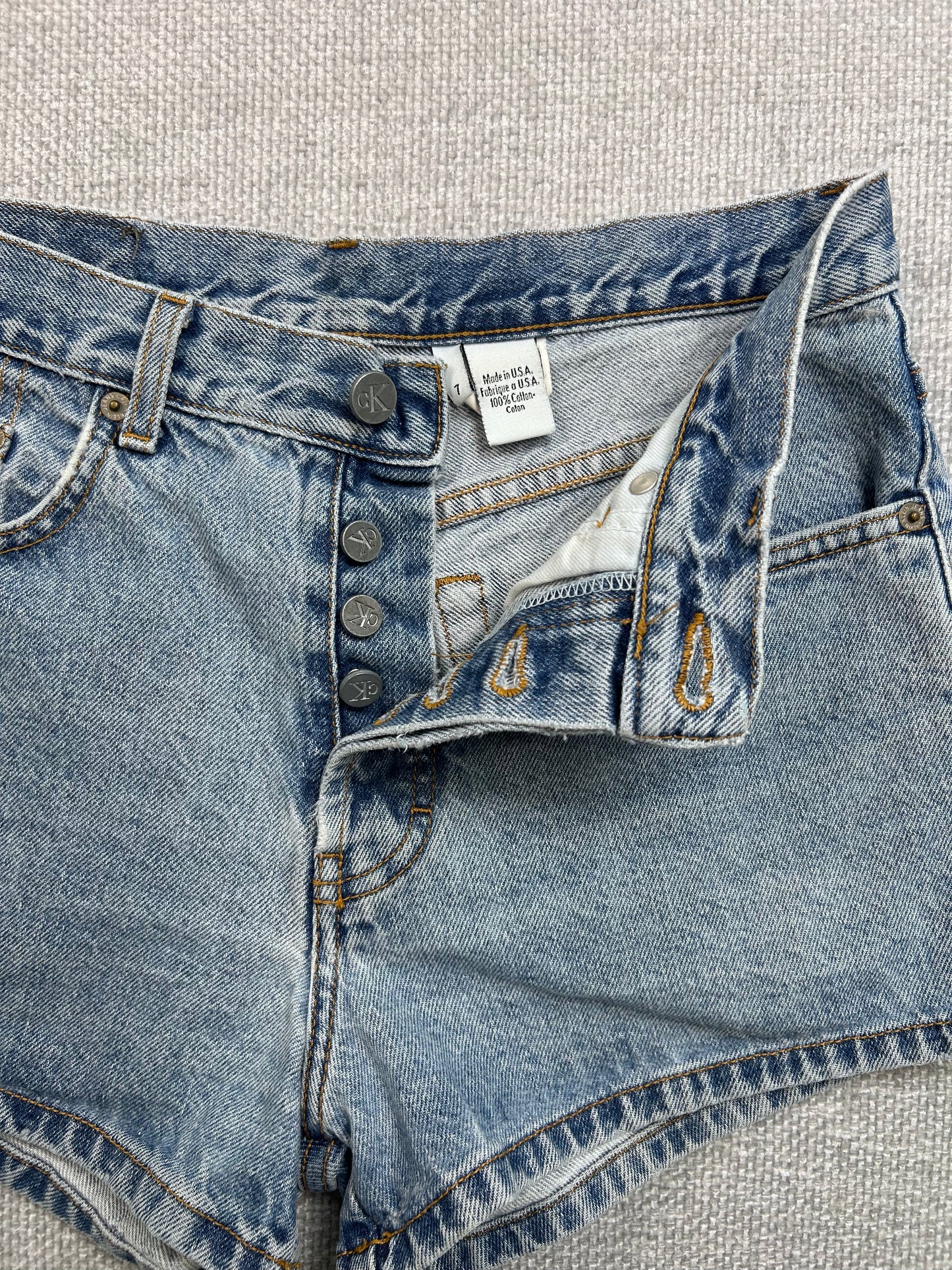 90's Calvin Klein Denim Shorts 29"