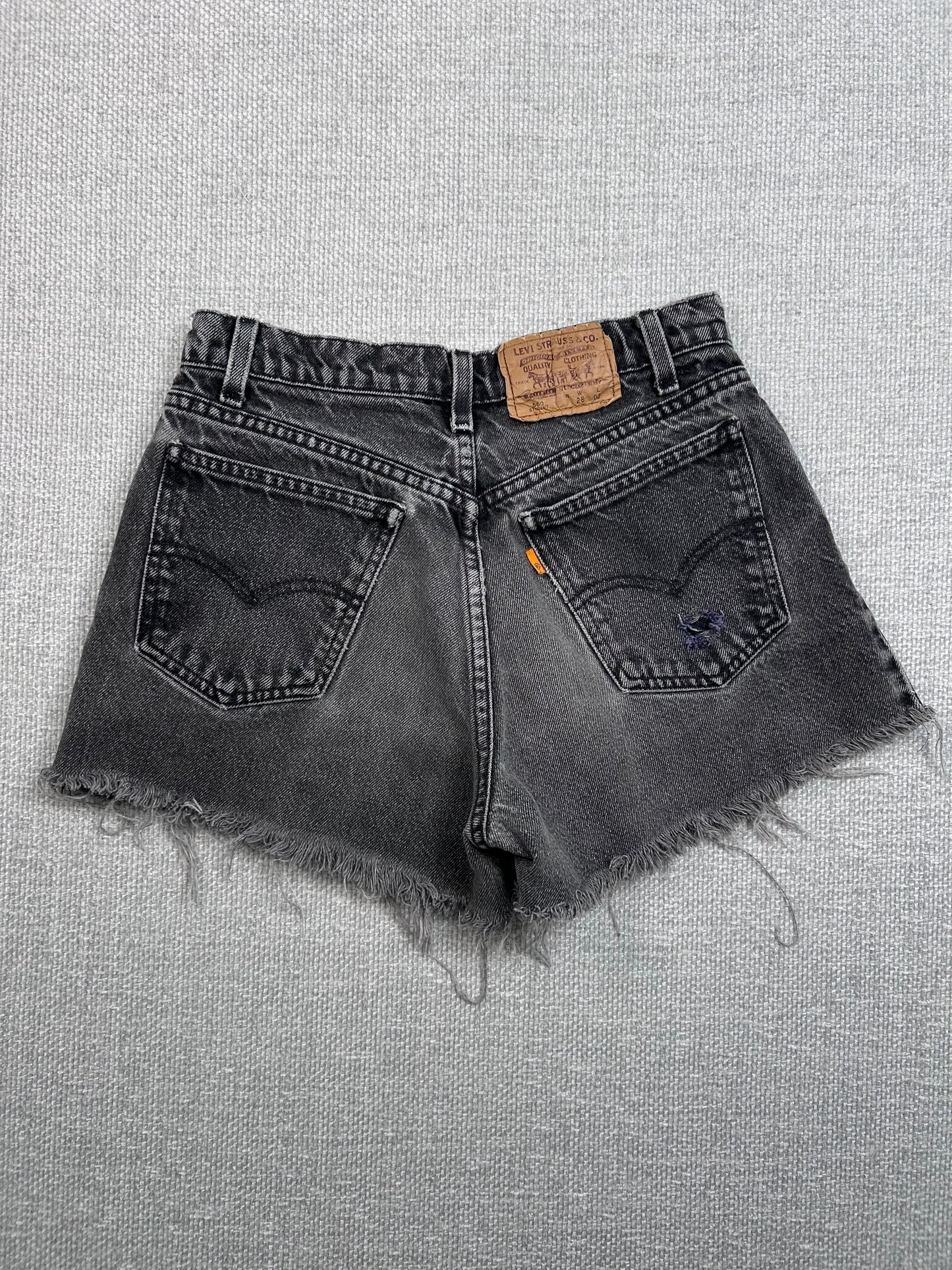 90's Levi's Orange Tab Cutoff Shorts 26"