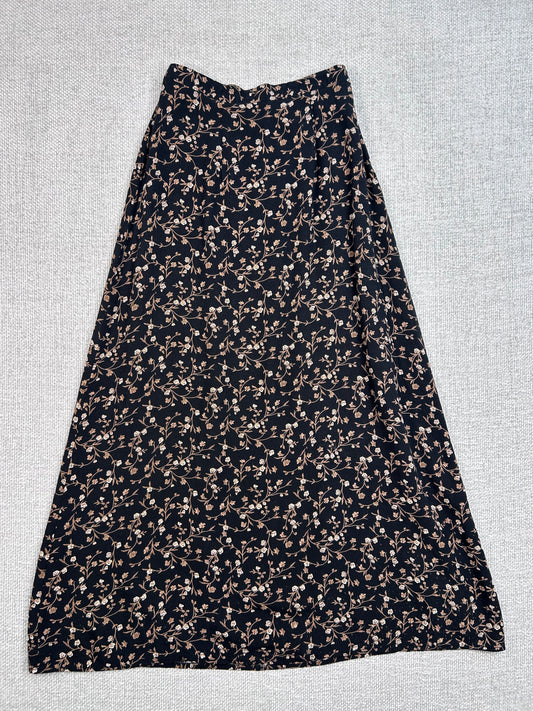90's Floral Skirt 24-26"