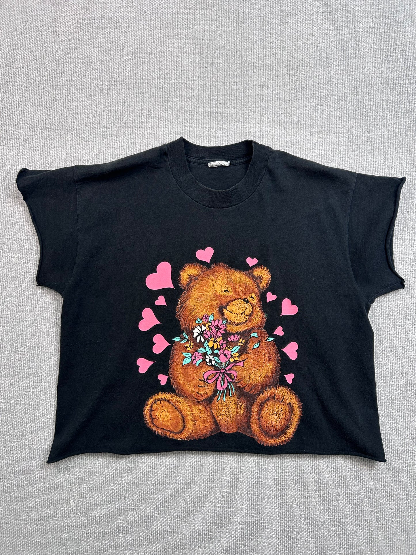 90's Love Bear Cropped T-Shirt