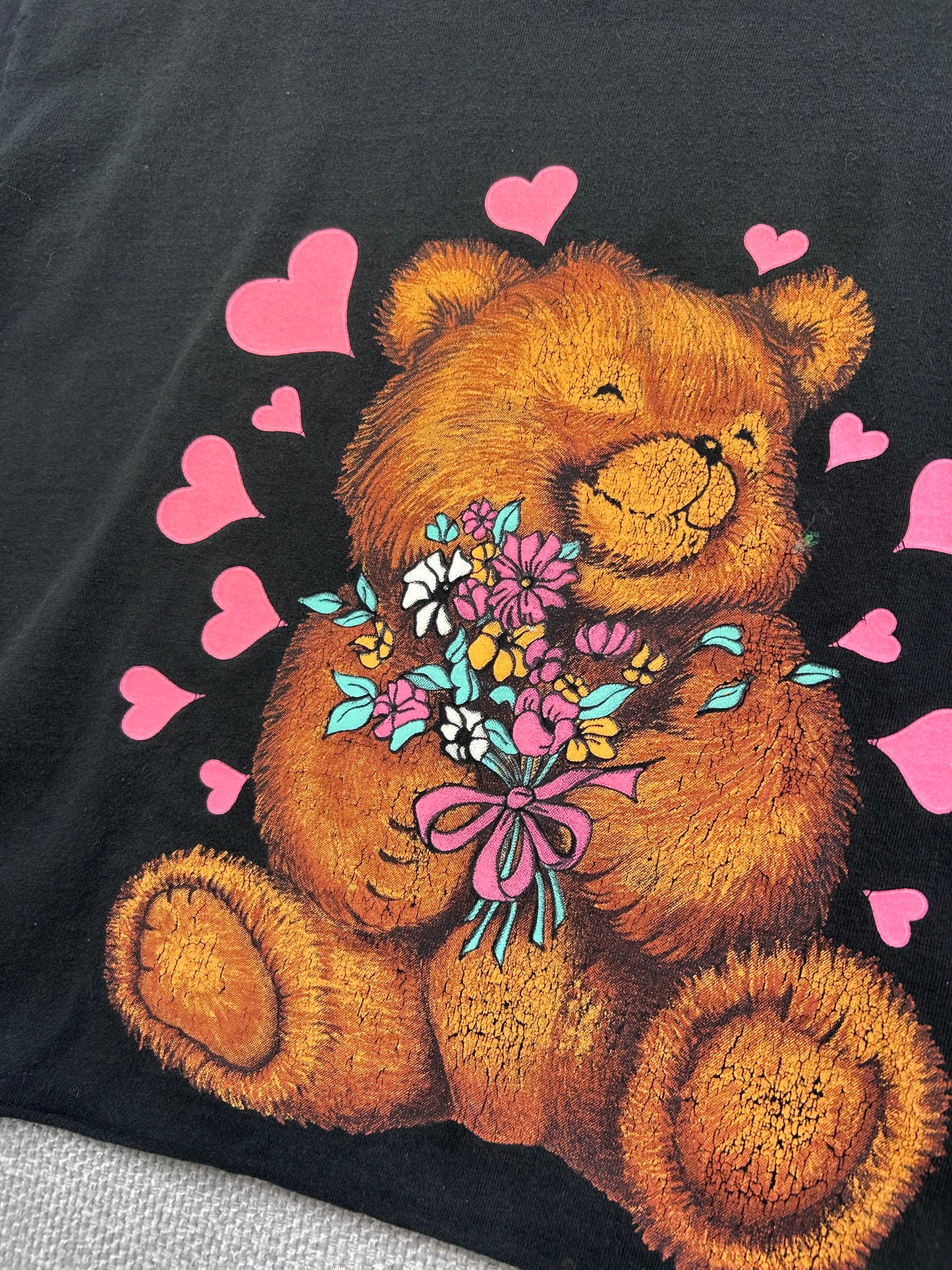 90's Love Bear Cropped T-Shirt