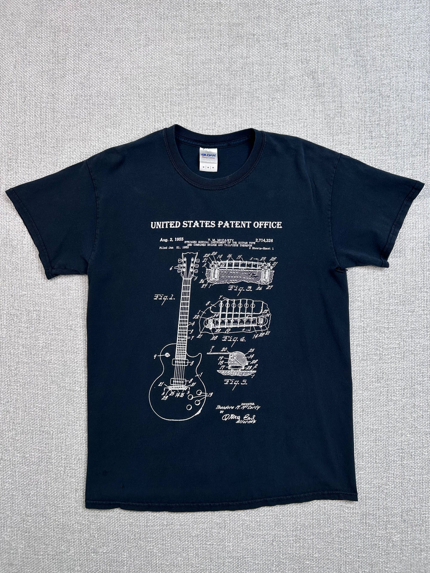 Y2K Guitar Patent Office T-Shirt