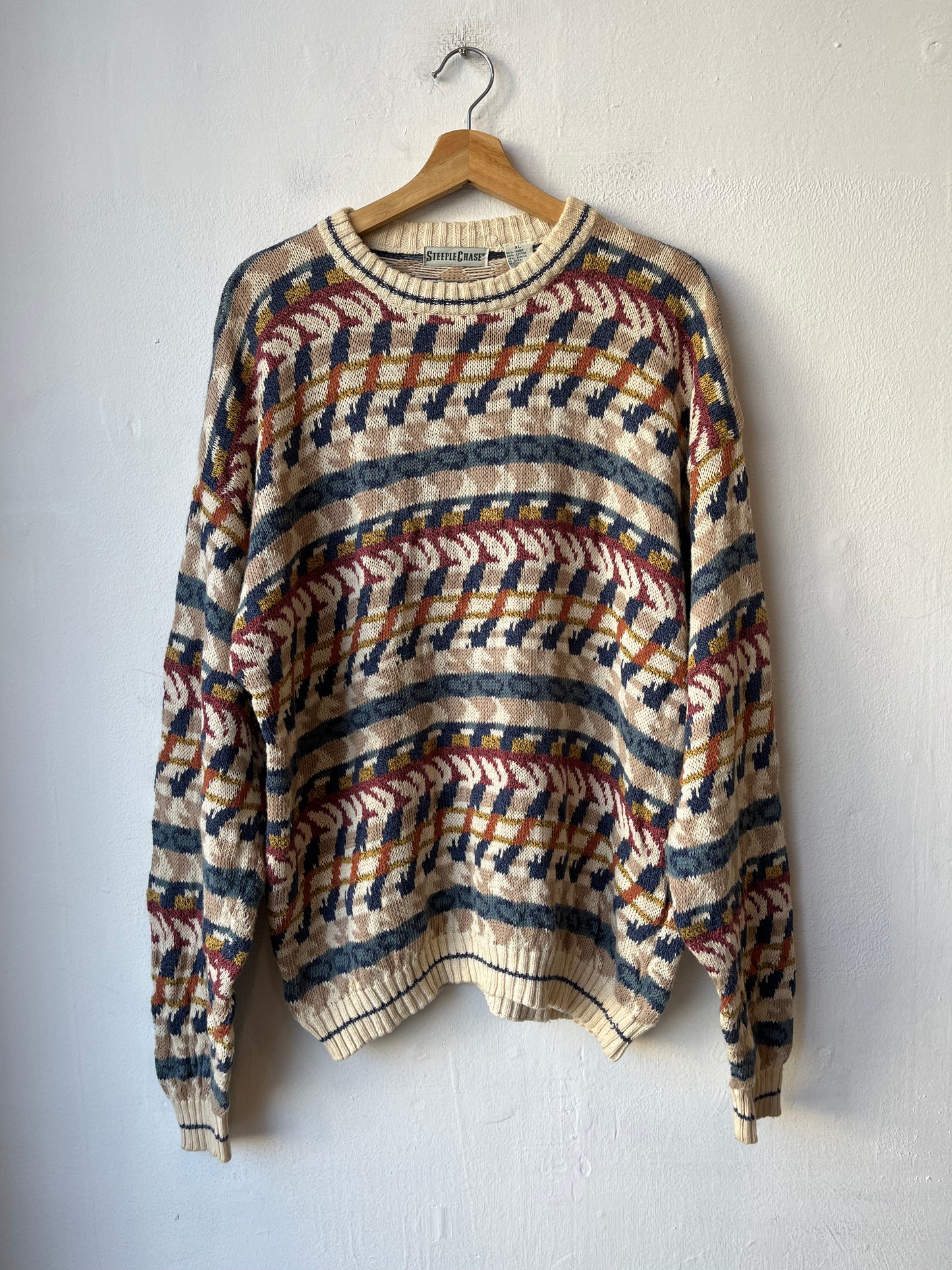 Y2K Striped Knit Sweater