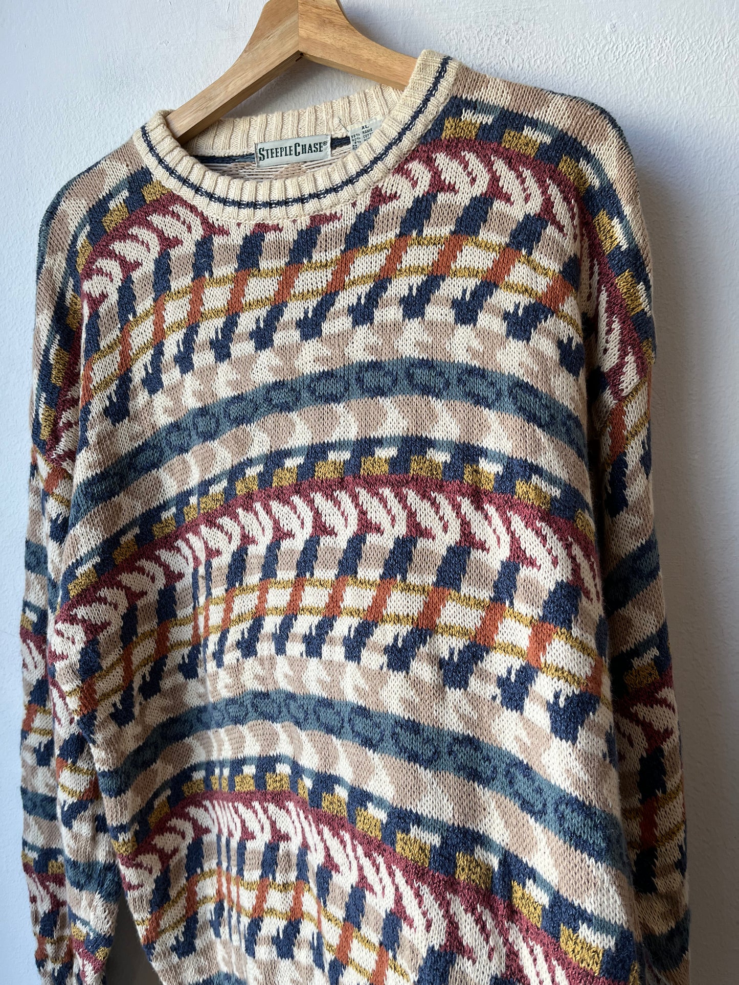 Y2K Striped Knit Sweater