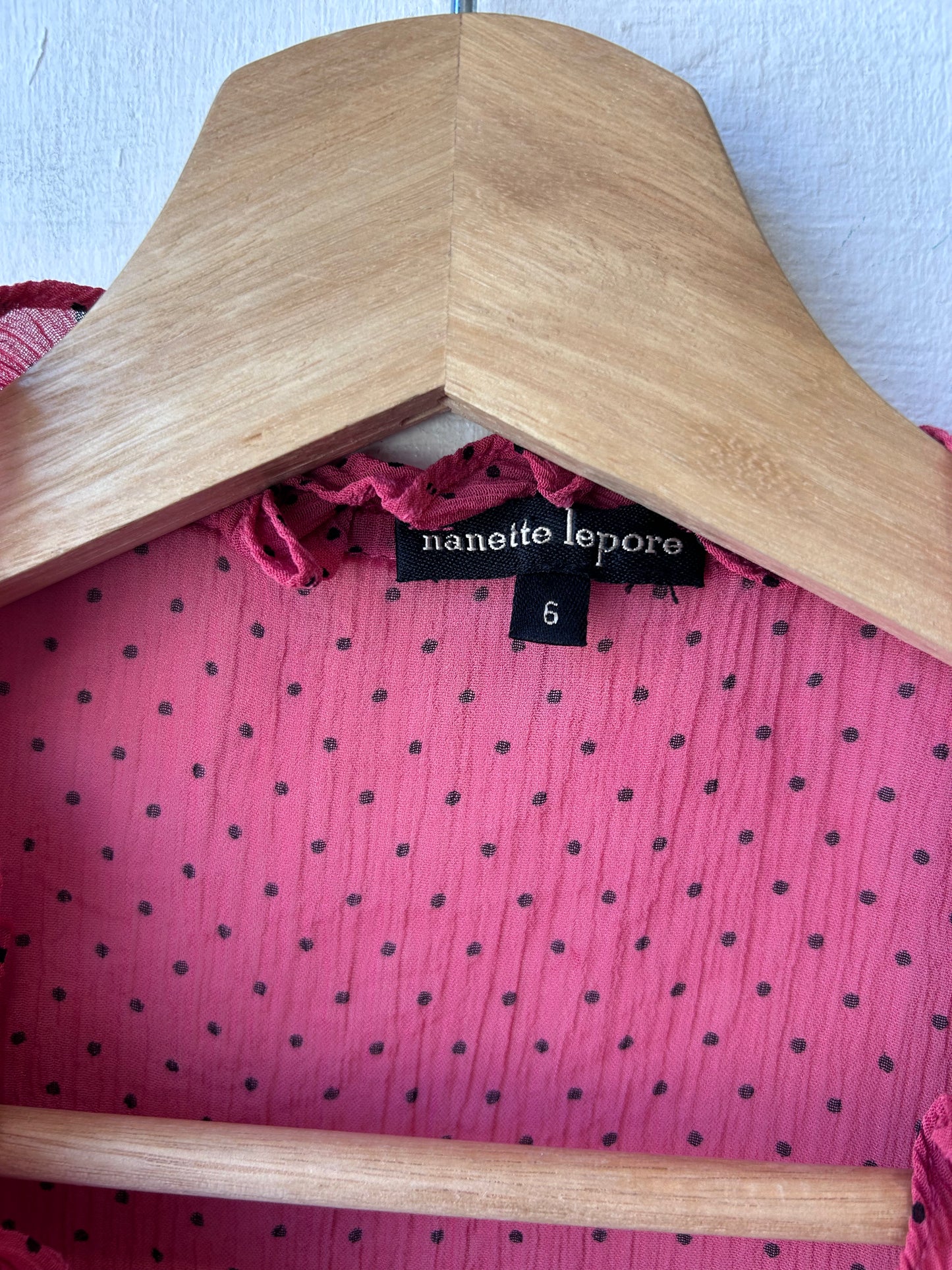 Y2K Sheer Polka Dot Vest