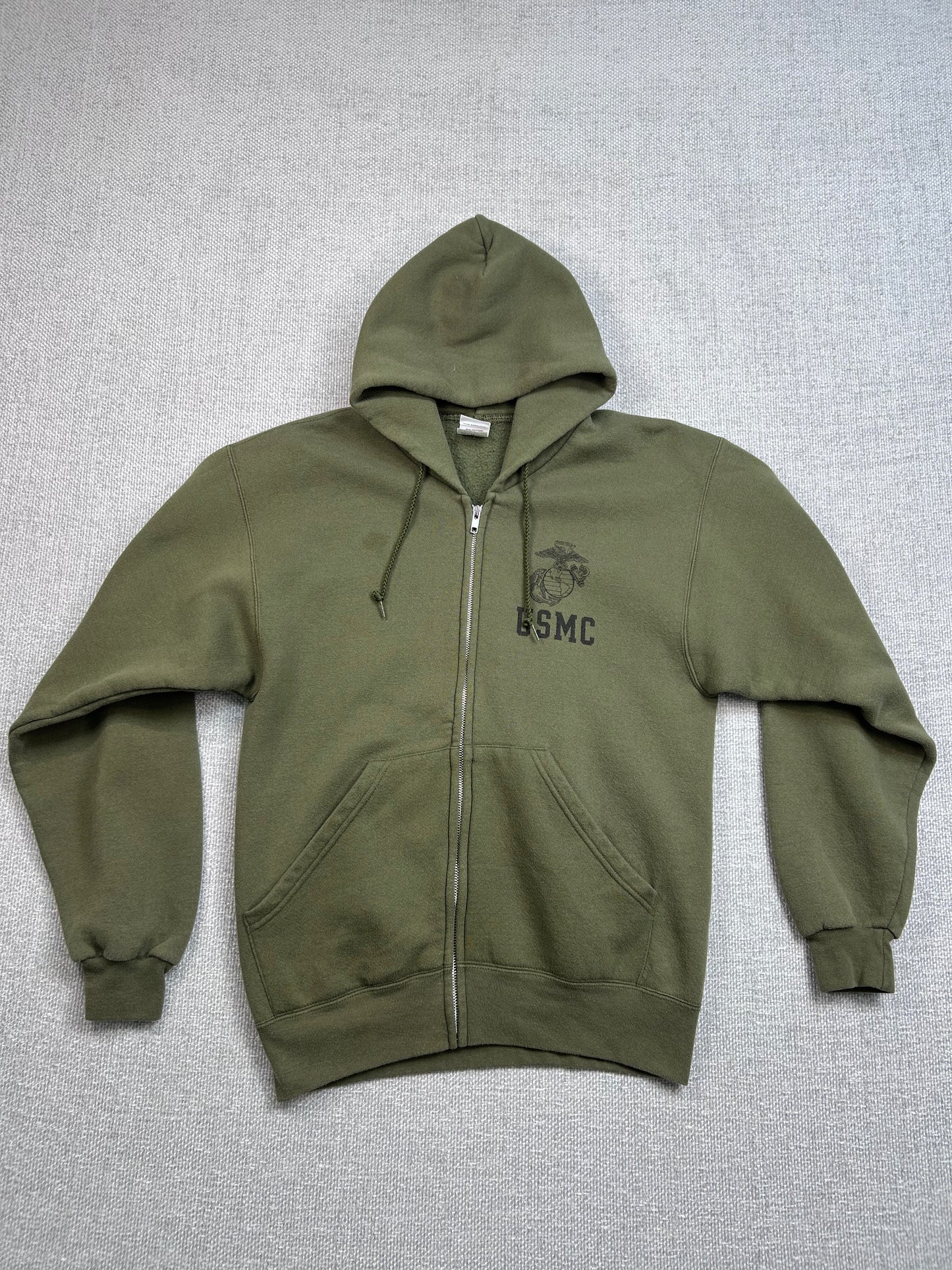 Y2K USMC Zip Up Hoodie