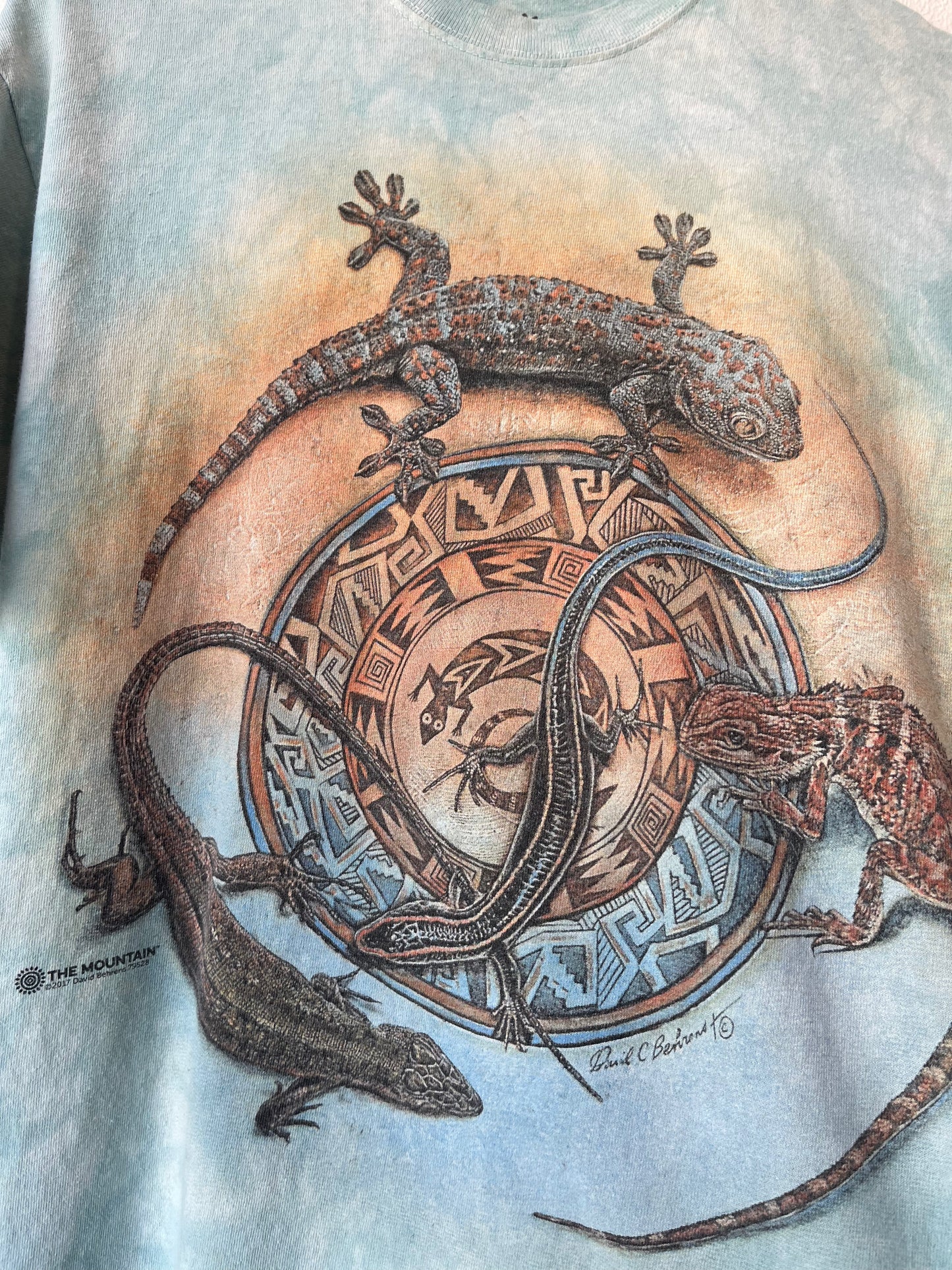 Y2K Lizard Tie Dye T-Shirt