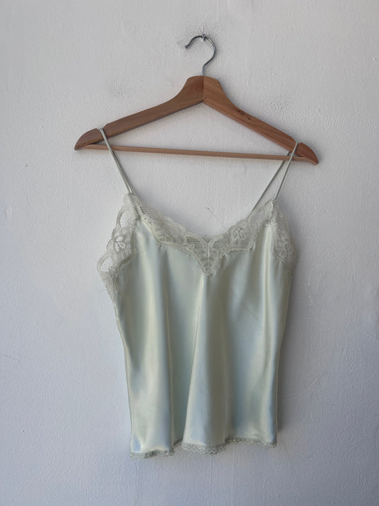 90's Seafoam Lace Camisole