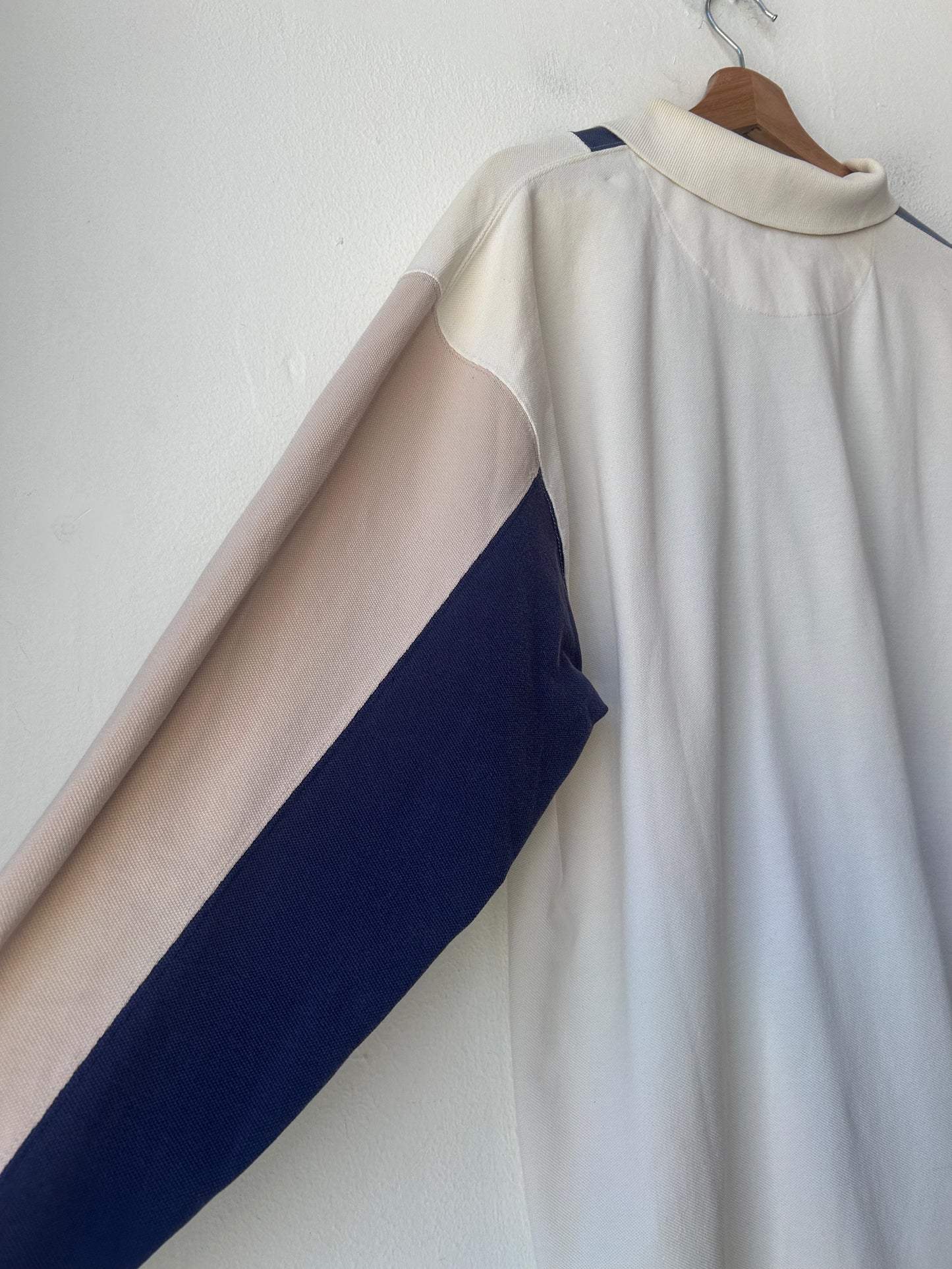 90's Blue/ White Stripe Long Sleeve