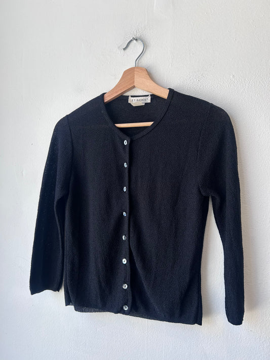 90's Black Cardigan