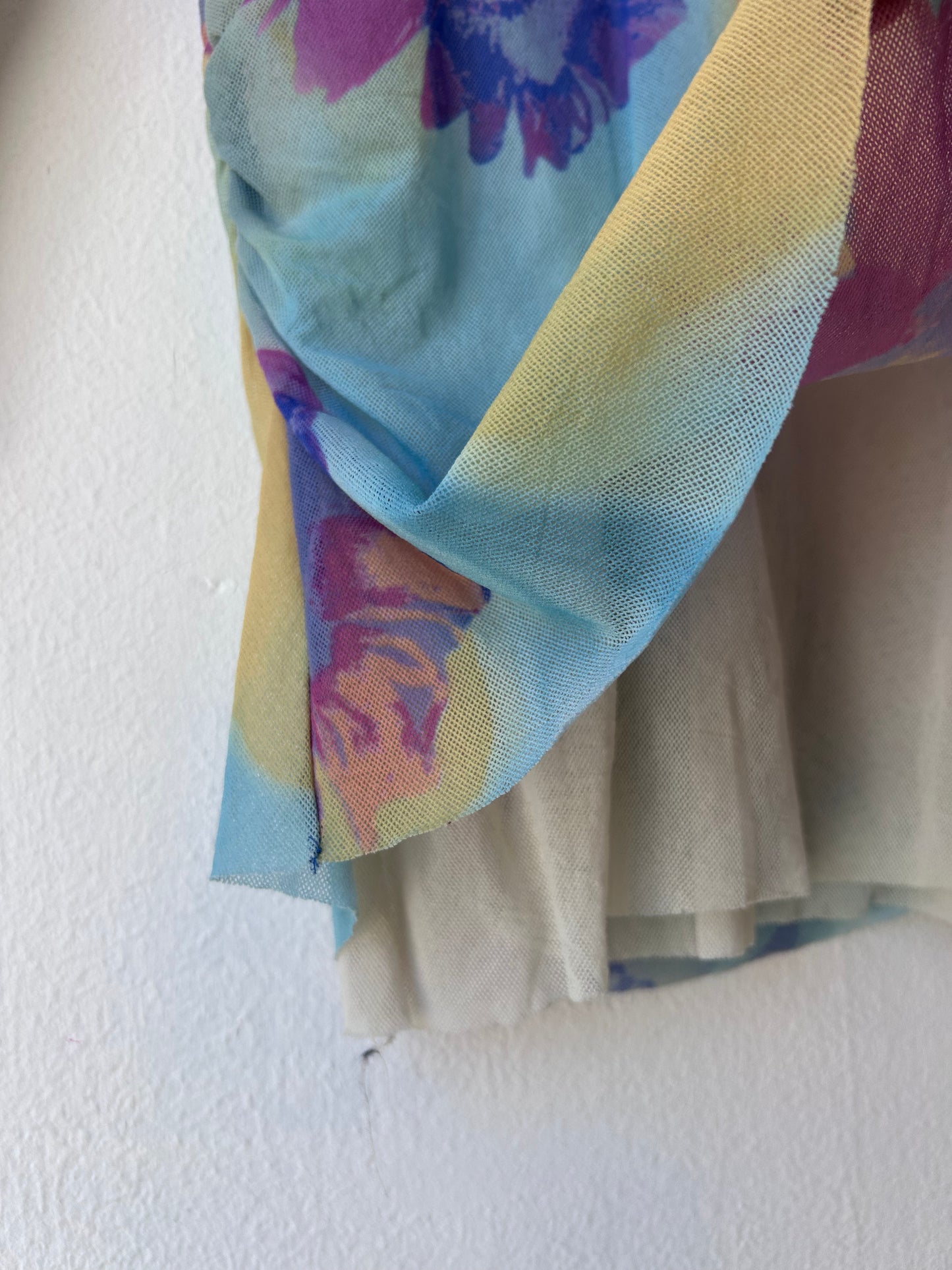90's Mesh Double Layer Top