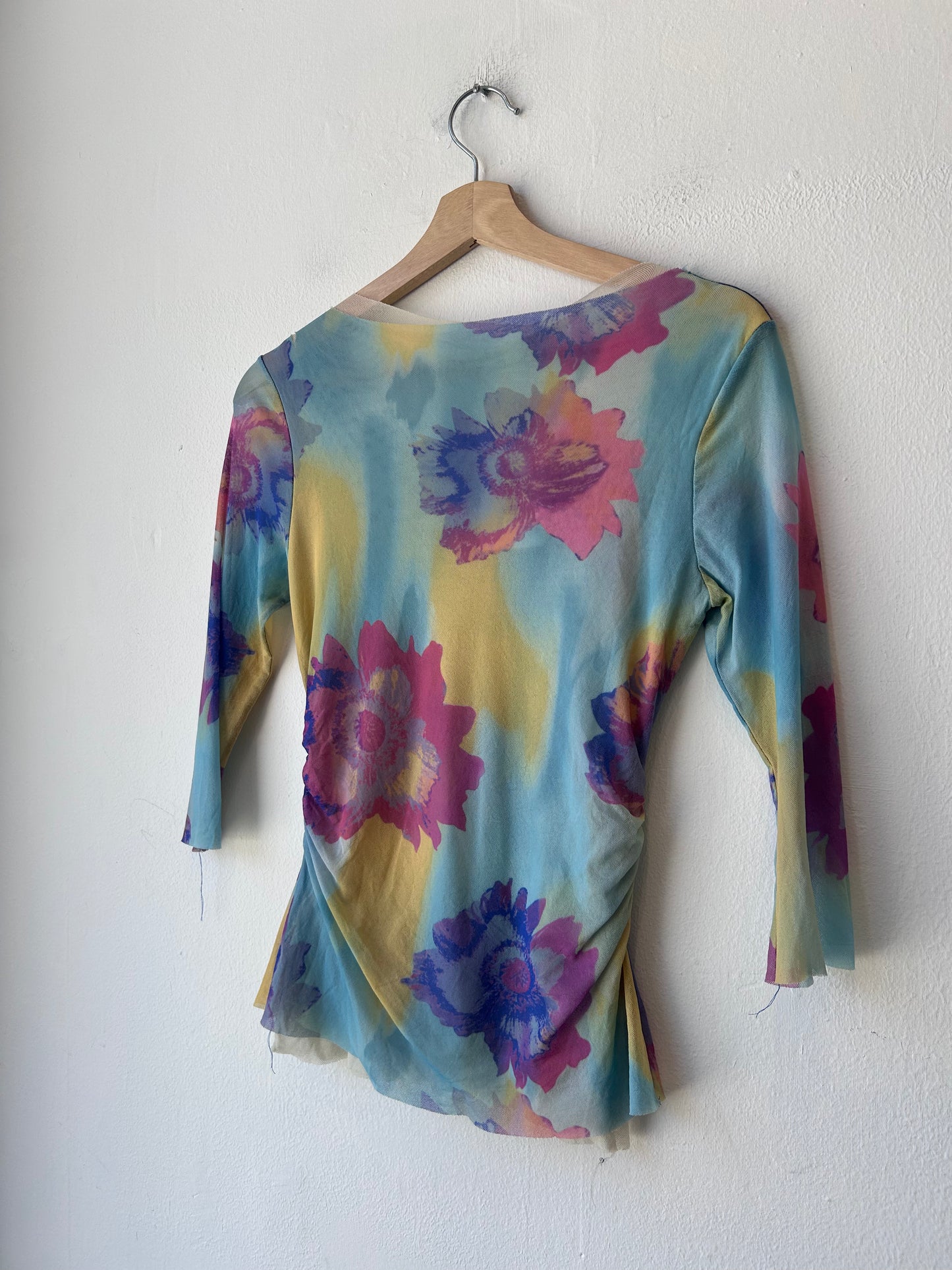 90's Mesh Double Layer Top
