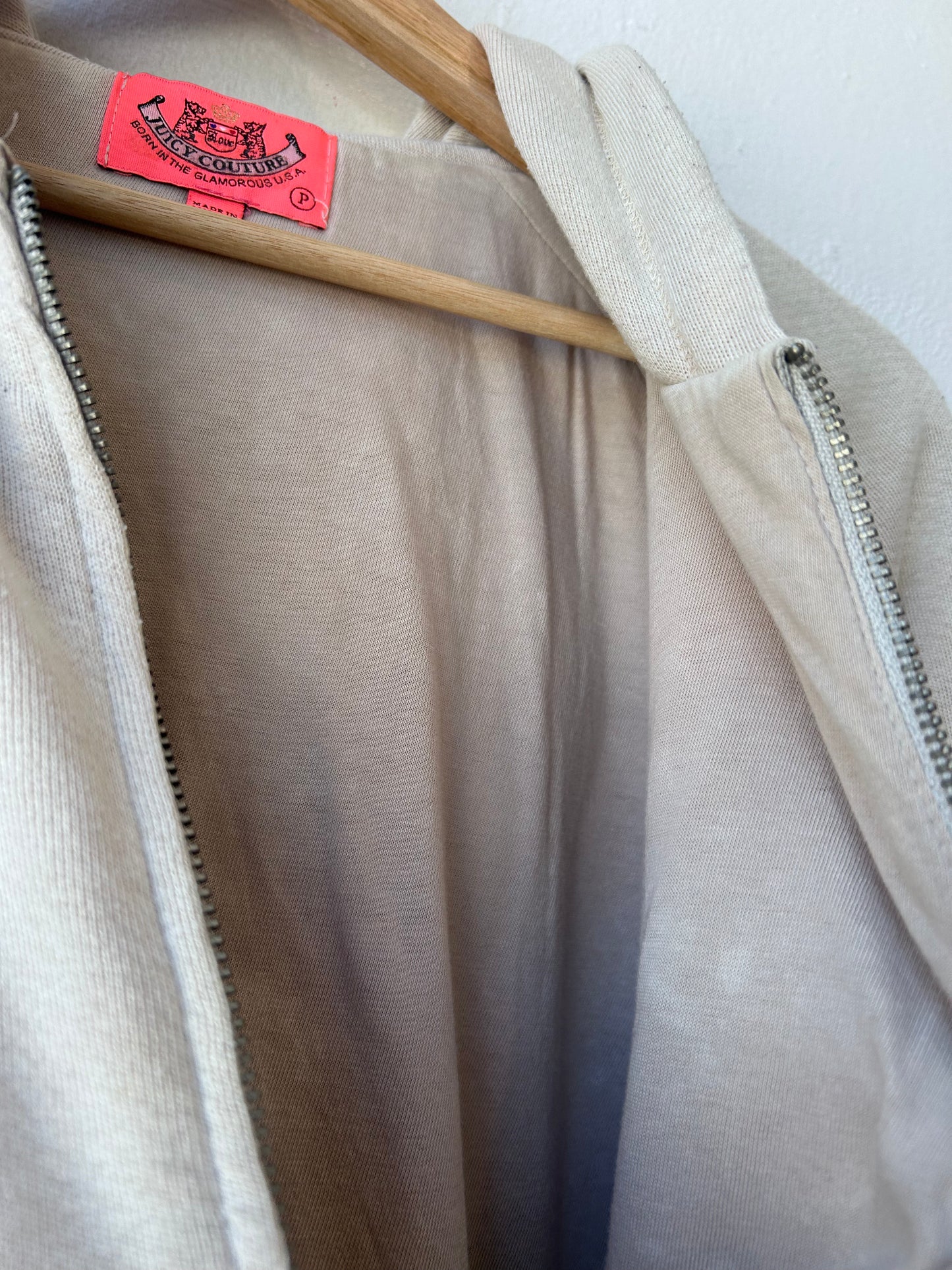Y2K Juicy Couture Cotton Zip Up