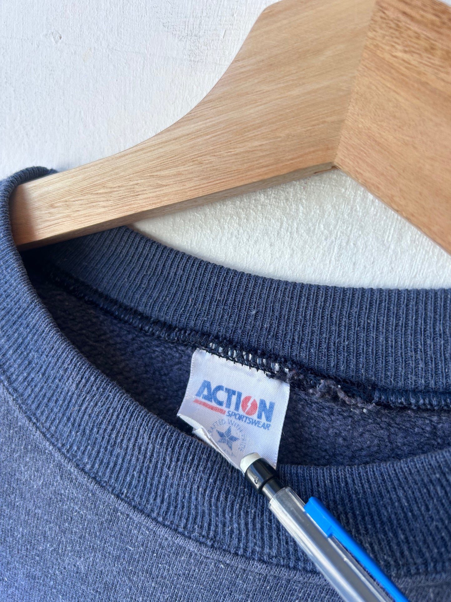 80's Two Tone Blue Sweatshirt