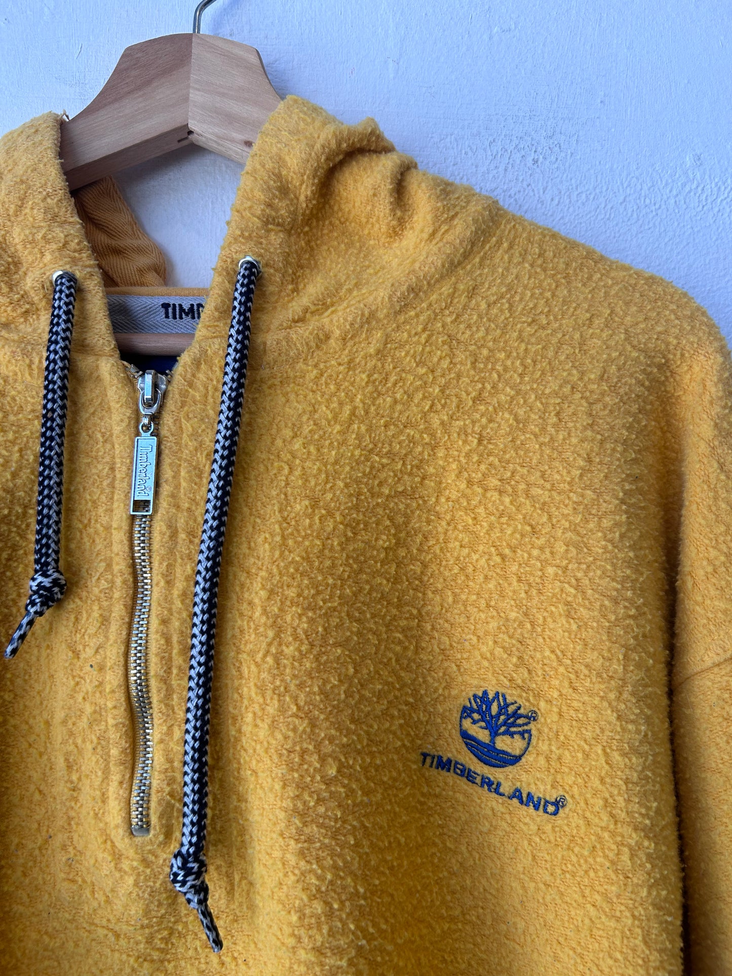 Y2K Timberland 1/4 Zip Hooded Sweatshirt