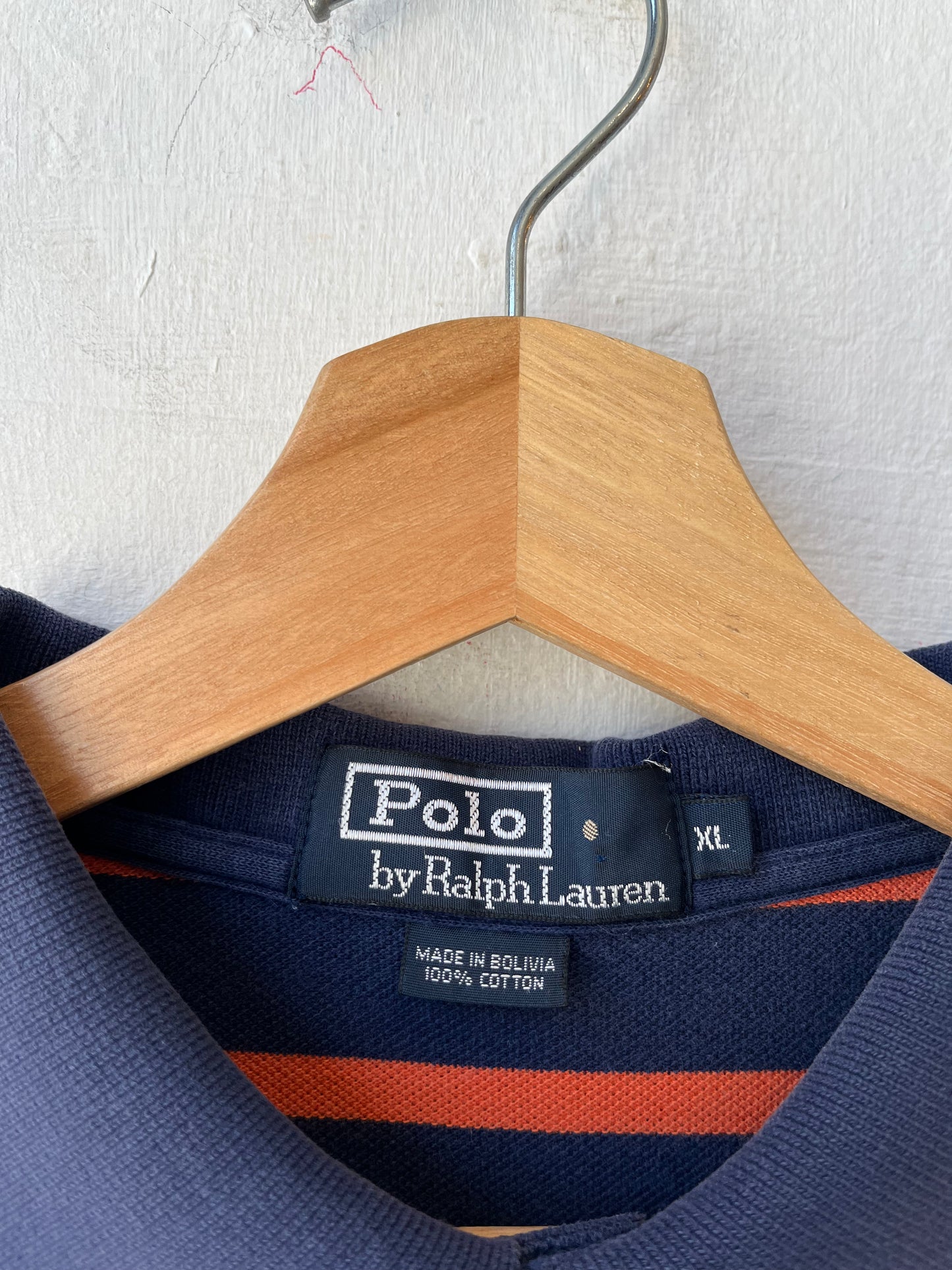 Y2K Faded Striped Polo Shirt