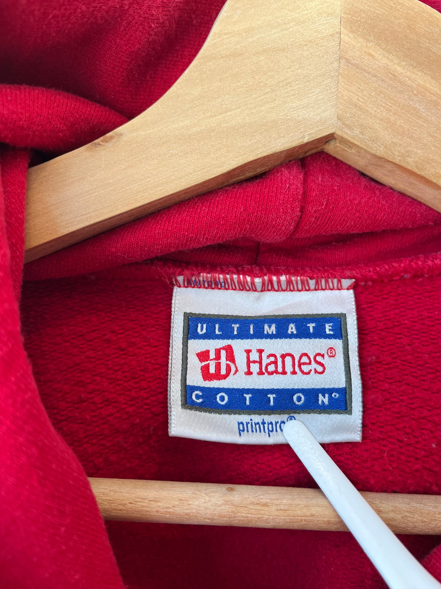90's Red Hoodie