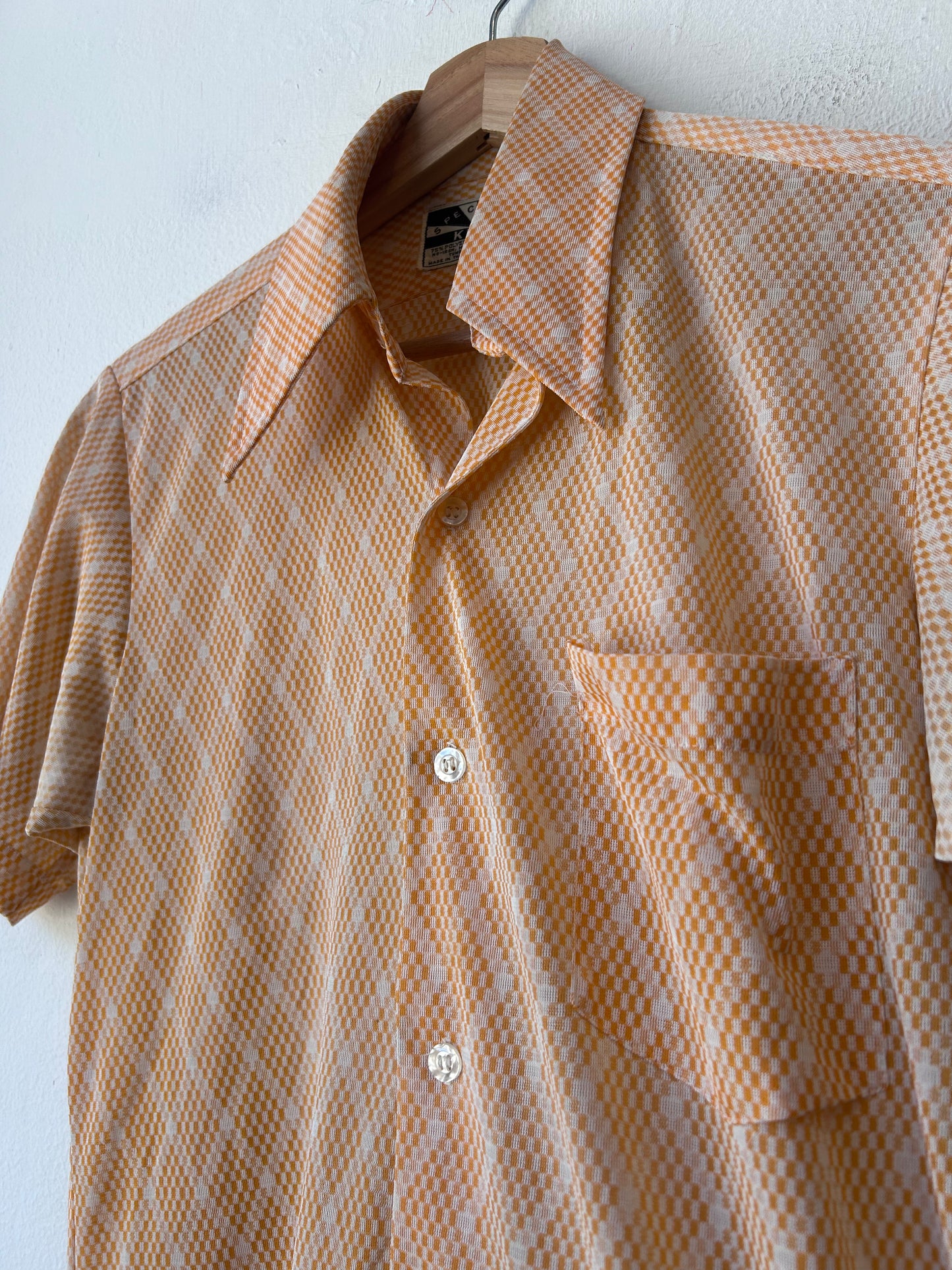 70's Patterned Button Up Shirt