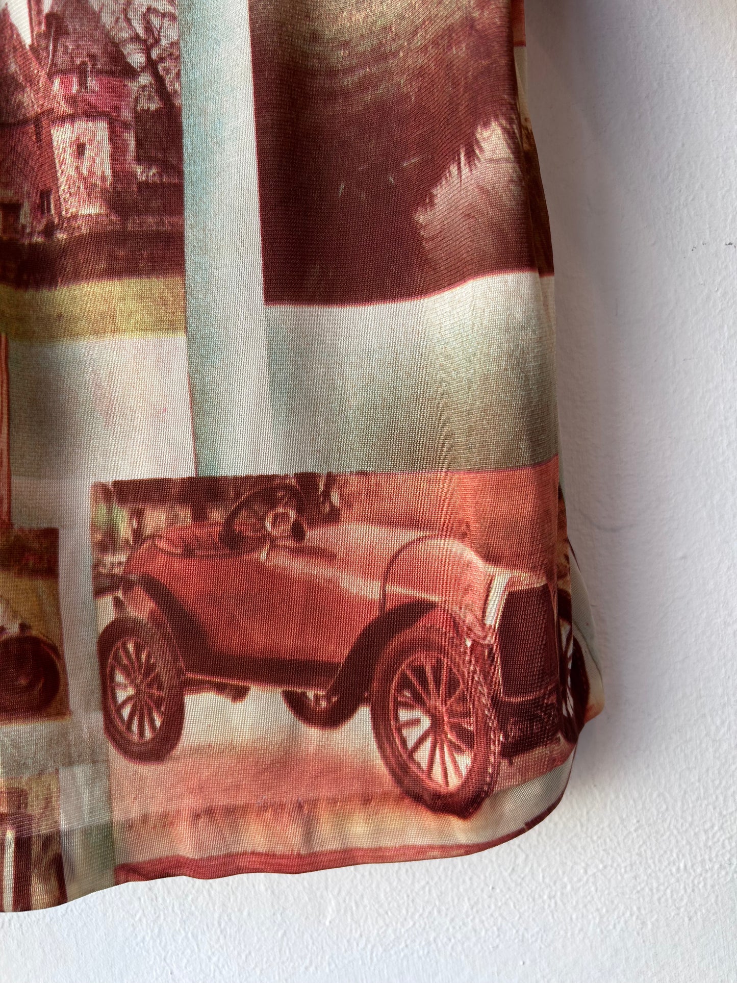 70's Automobile Button Down Shirt
